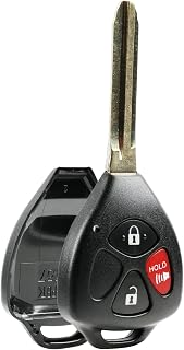 Key Fob Keyless Entry Remote Shell Case & Pad fits Toyota 4Runner Matrix Rav4 Venza Yaris/Scion iQ tC xB xD (HYQ12BBY, GQ4-29T, MOZB41TG)