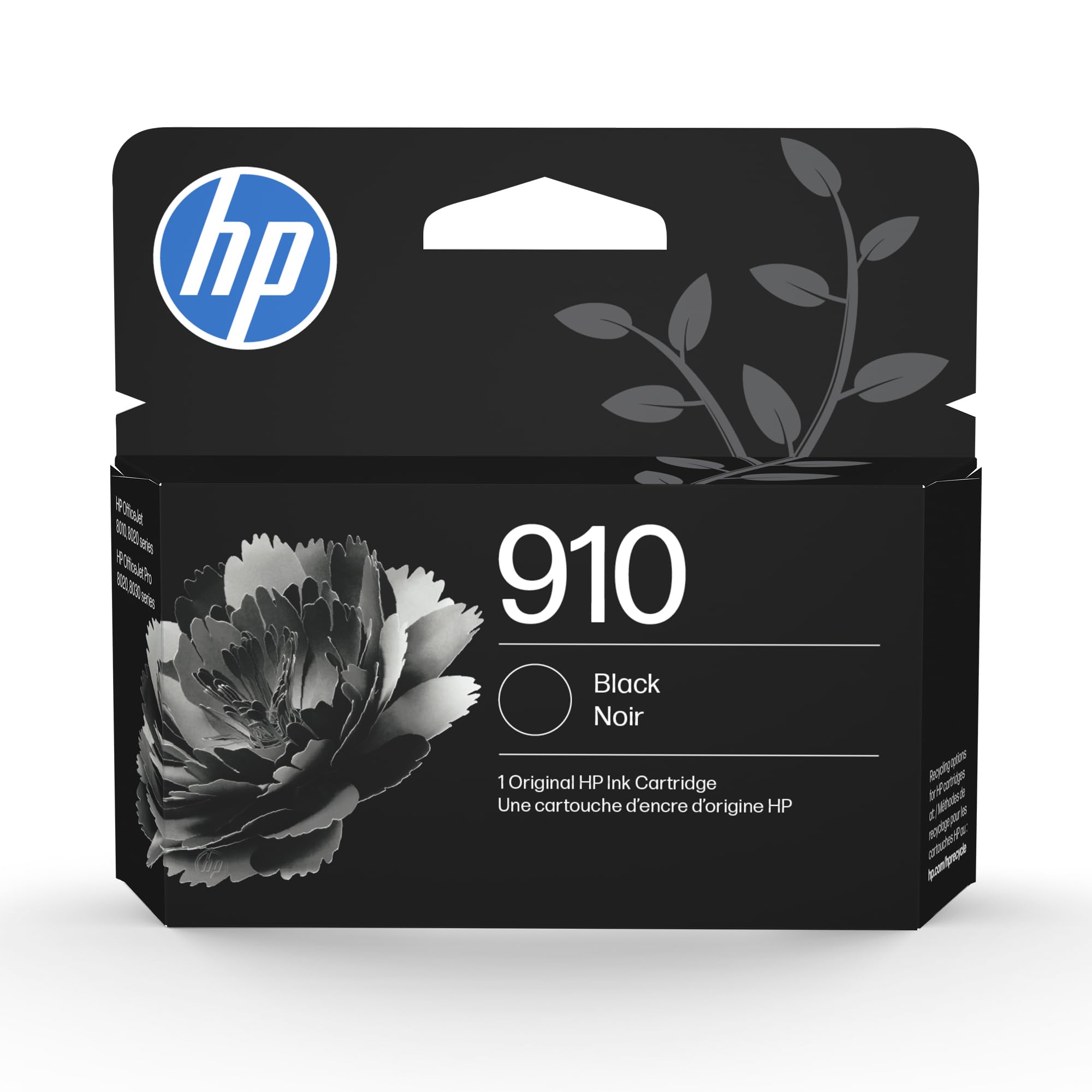 HP 910 Black Ink Cartridge Works with OfficeJet 8010 8020 Series OfficeJet Pro 8020 8030 Series Eligible for