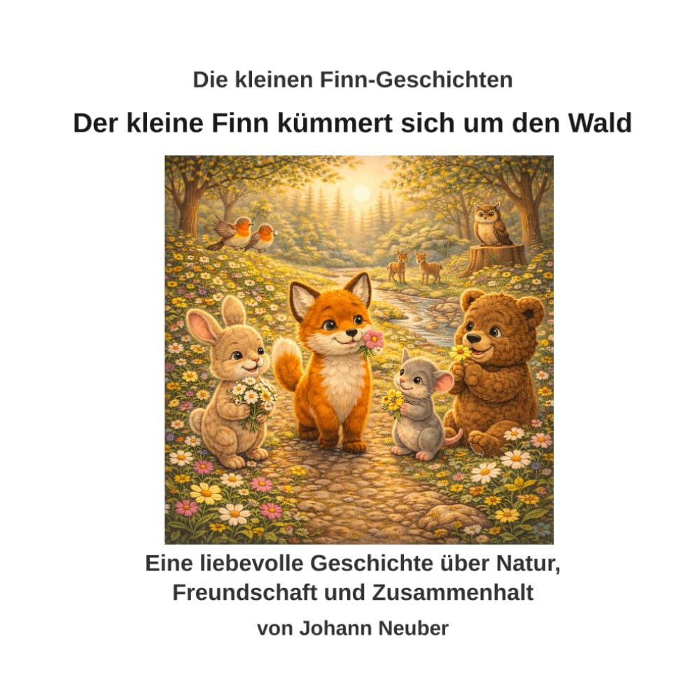 Der kleine Finn kümmert sich um den Wald: Eine liebevolle Geschichte über Natur, Freundschaft und Zusammenhalt (Die kleinen Finn-Geschichten)