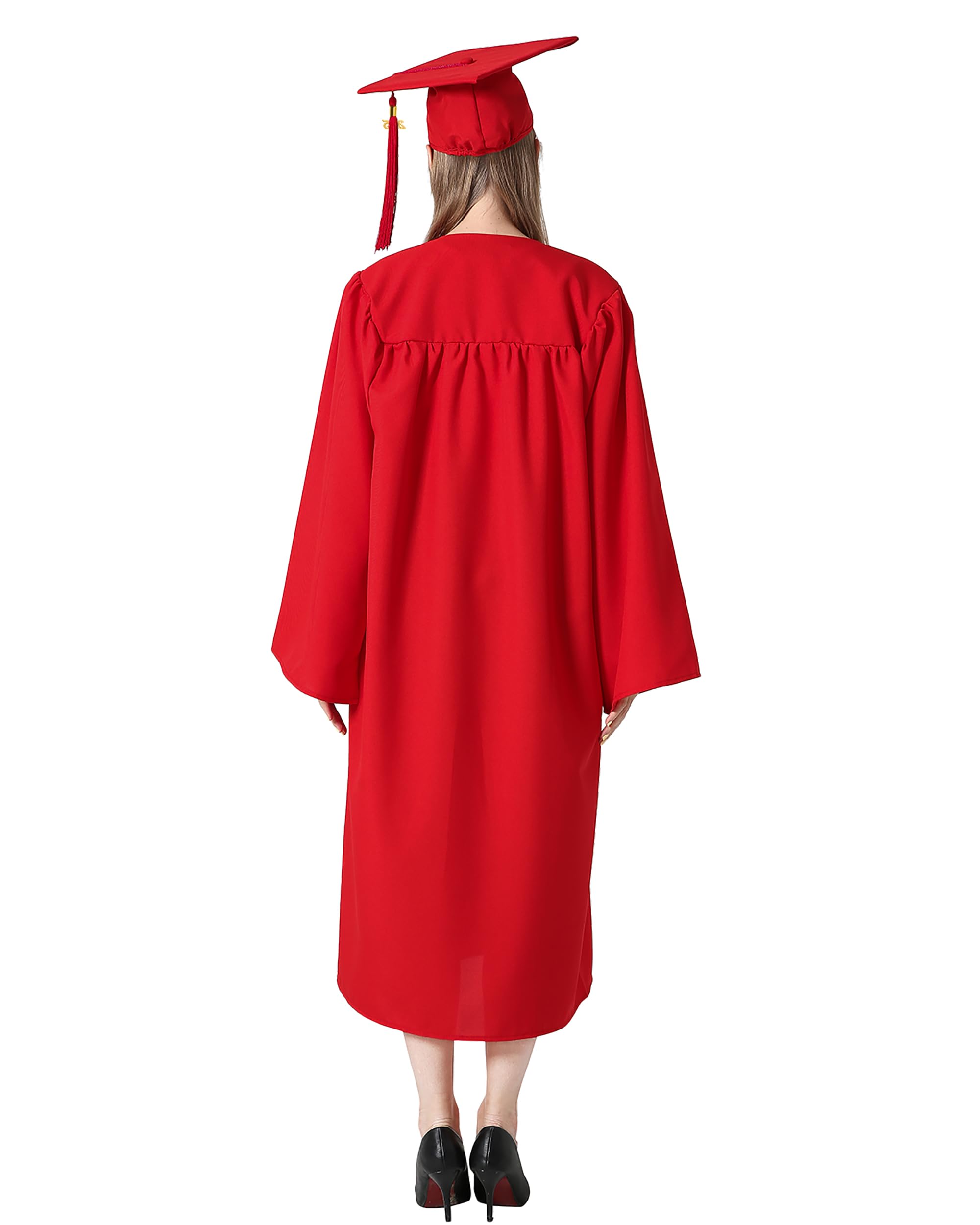 Snapklik.com : GraduationMall Matte Graduation Gown Cap Tassel Set 2025 ...