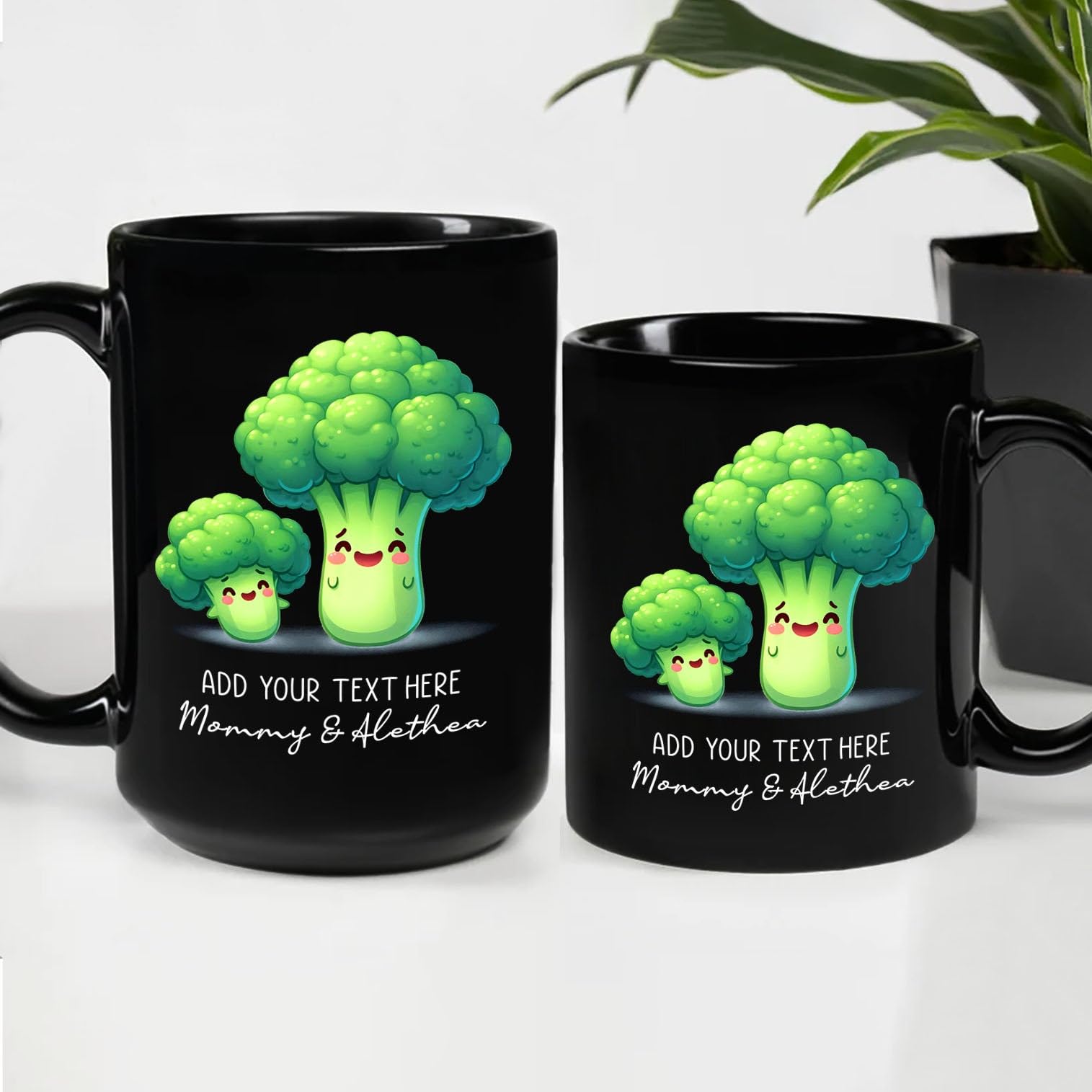 Amazon.com: Broccoli Lovers Ceramic Cup, Customized Broccoli Mommy