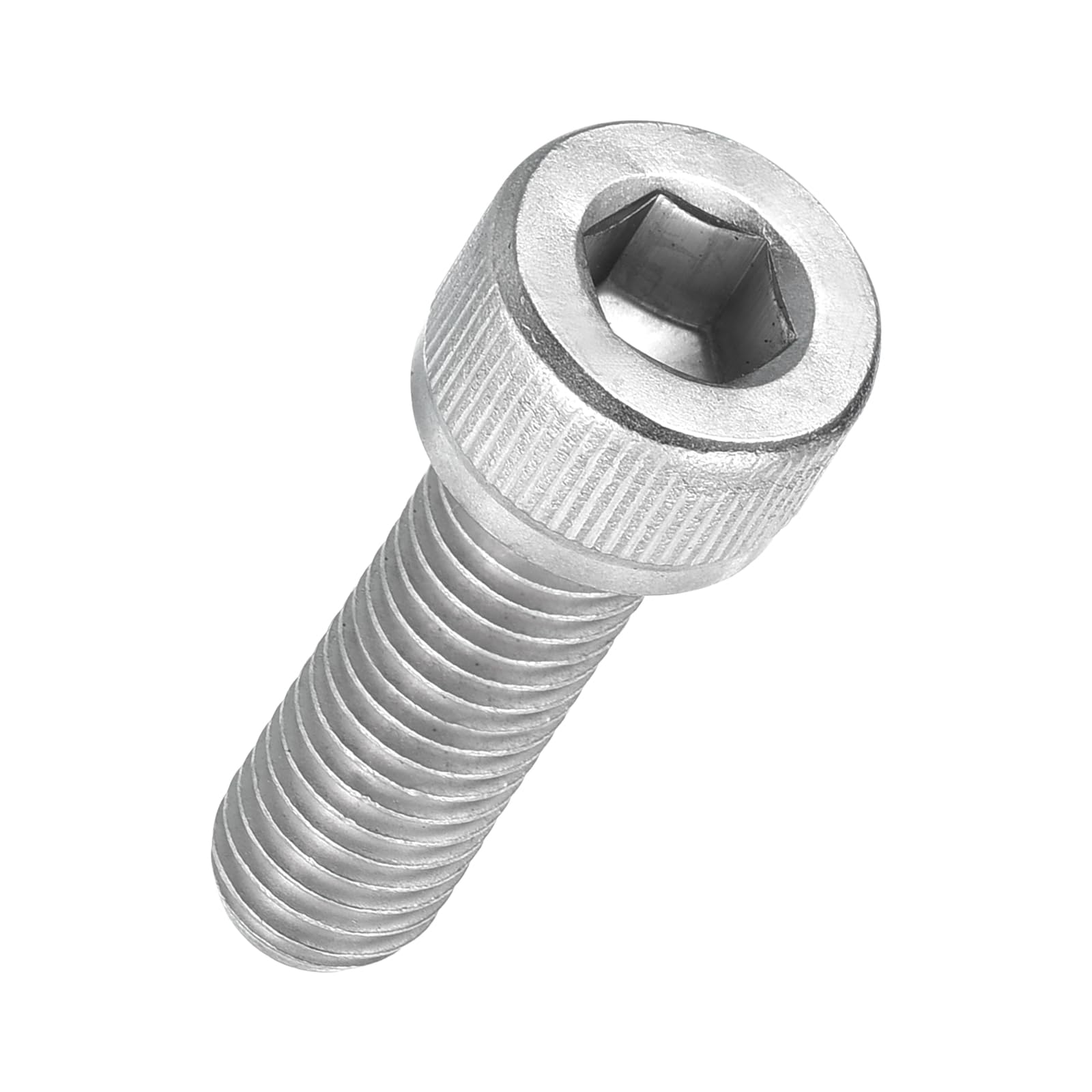 Kozelo 10pcs Socket Head Cap Screws - [M8-1.25 x 25mm] 304 Stainless Steel Allen Socket Drive for Electrical Motor 3D Printing Fan Engine Replacement Use, Silver — image 1