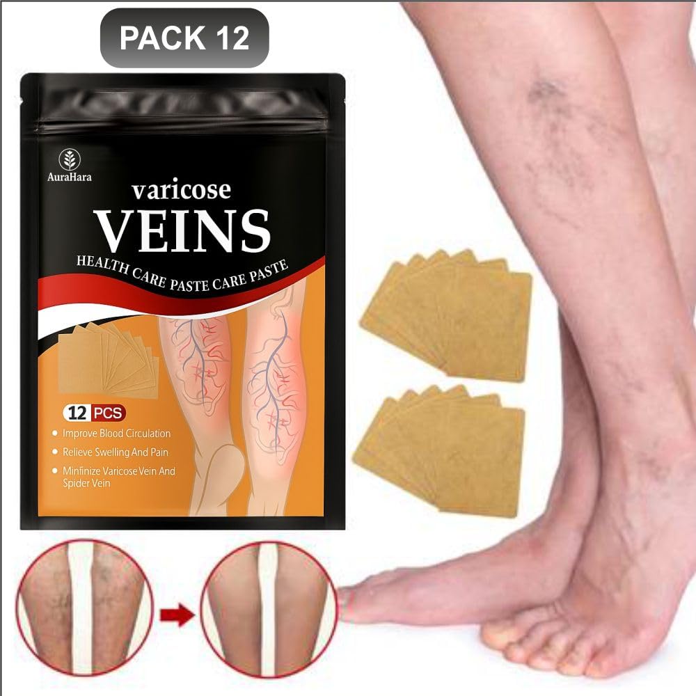Varicose Veins Patches, Pain Relief and Swelling Reduction, Blood Circulation Support — Amazon image 5