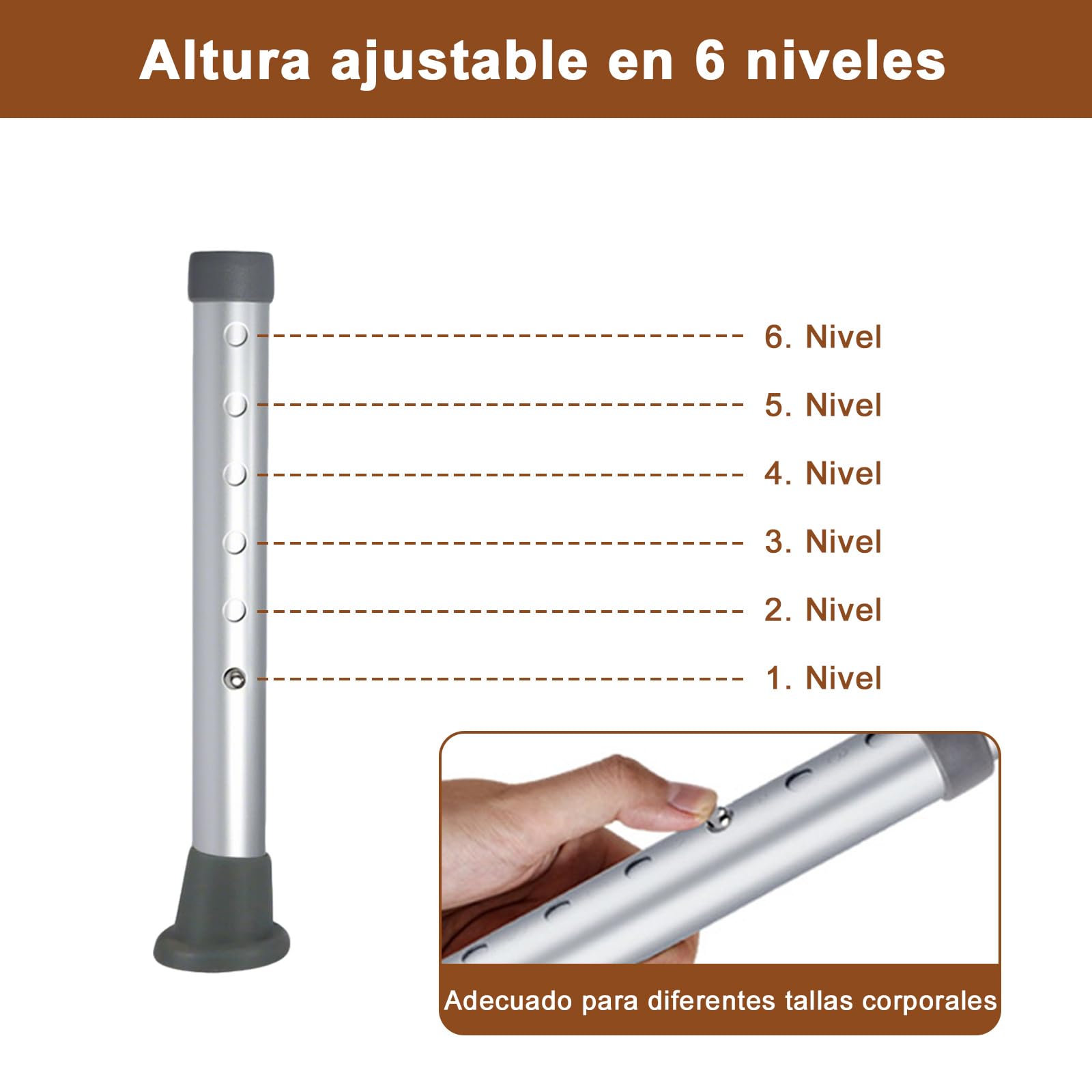 Taburete de Ducha Seguro para Personas Mayores, con reposabrazos Ajustables en Altura, Almohadillas Antideslizantes, Orificios de Drenaje y Estructura Ligera de aleación de Aluminio