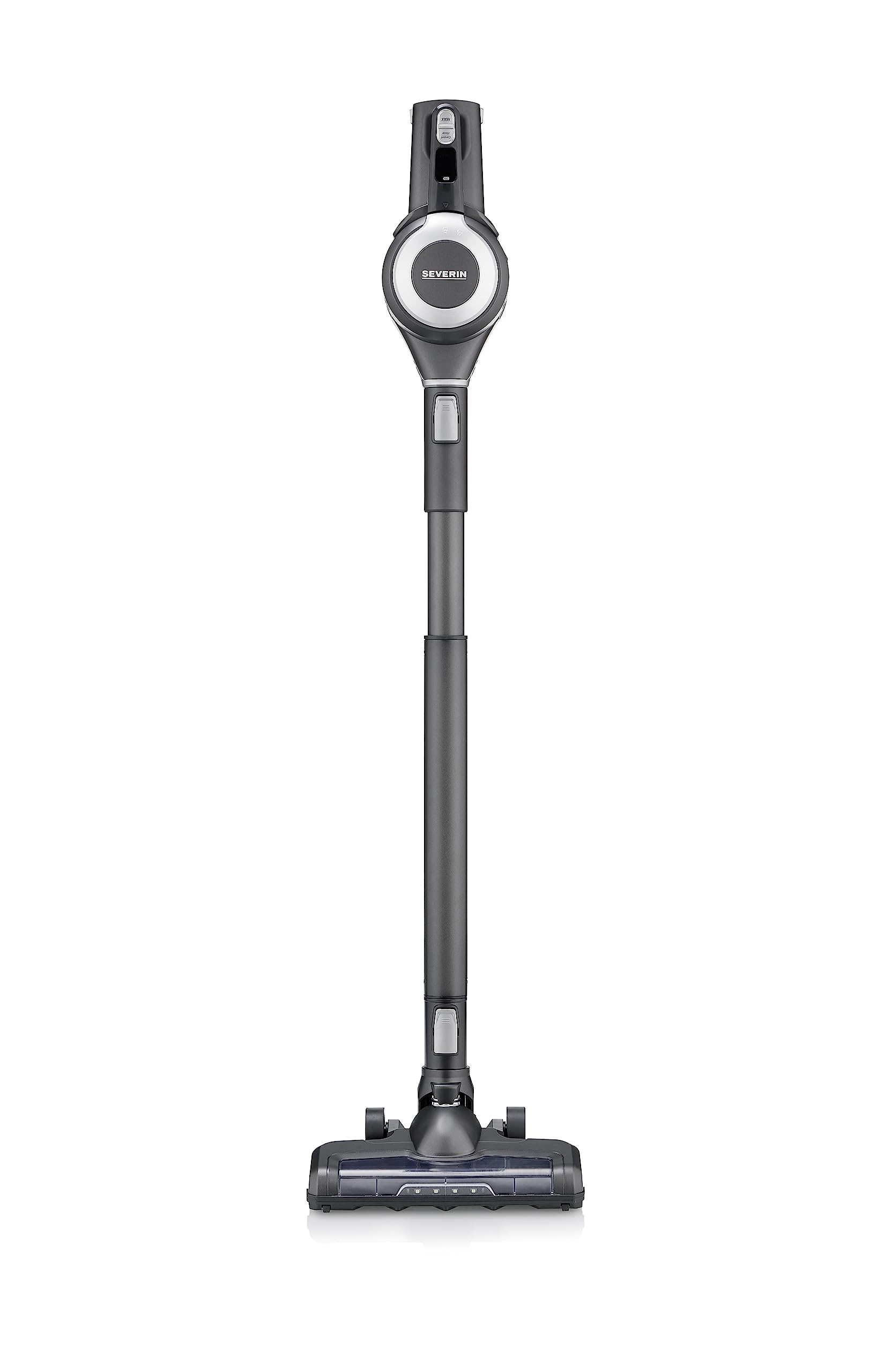 SEVERIN Aspiradora inalámbrica de mano y escoba 2 en 1, aspirador sin cable potente con depósito de 0.65 L, 40 minutos de autonomía, 21,6 V, Negro, HV 7155