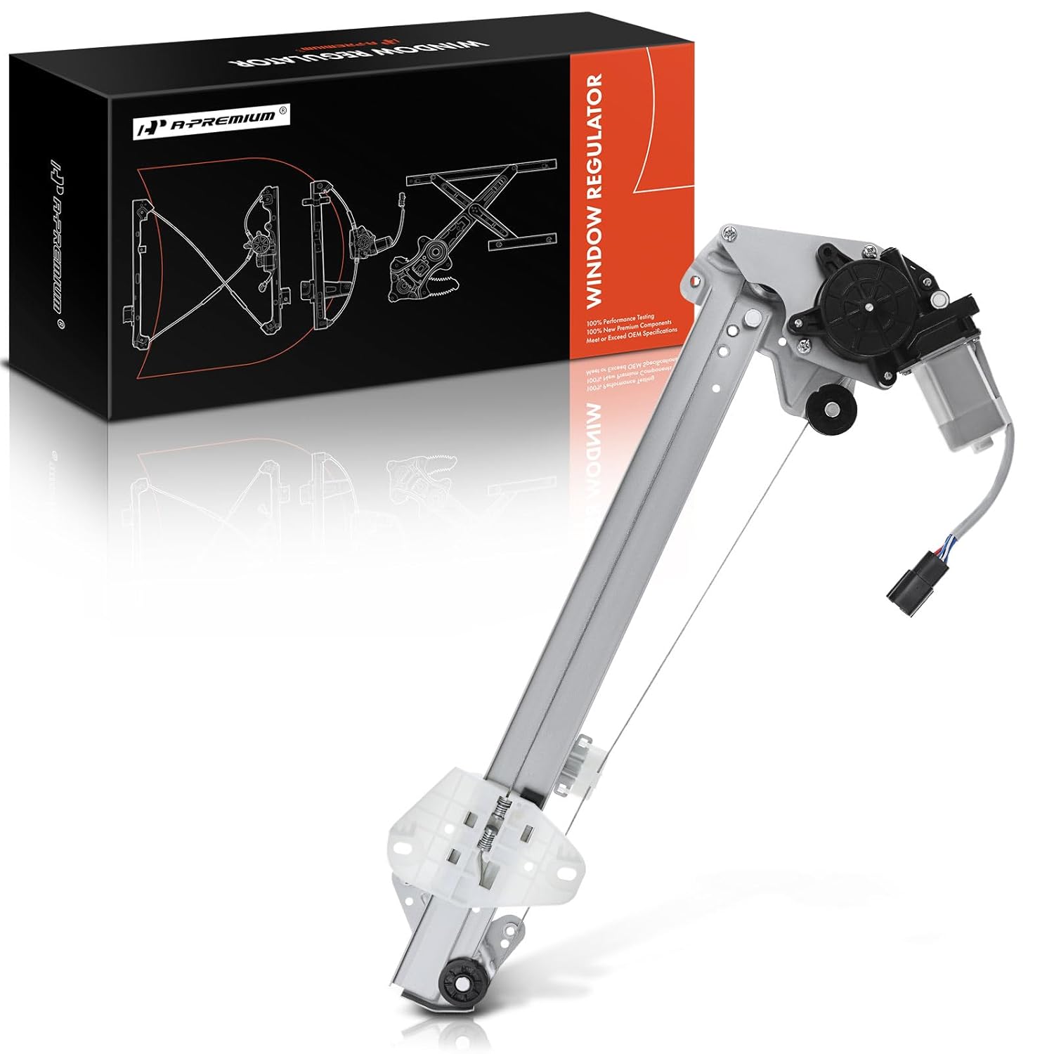 Regulador de Janela Elétrico A-Premium com Motor Compatível com Honda HR-V 2016-2021, Lado Esquerdo do Motorista