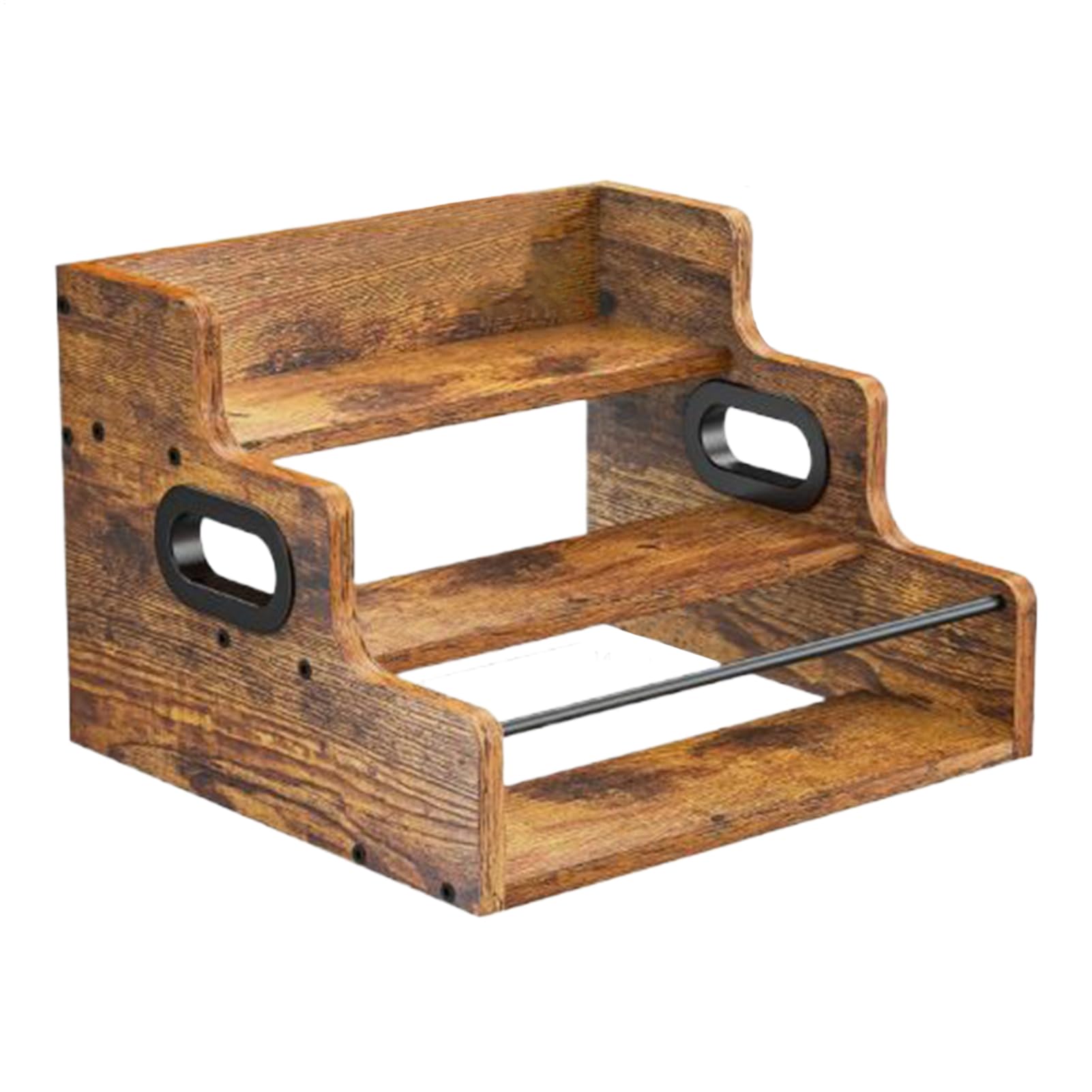 Présentoir pour Bouteilles De Bar Présentoir Décoratif Vintage en Bois pour | Organisateur De Bureau Pour Alcool Bar Maison, Cuisine, Club, Whisky, Boissons, Café, Siro