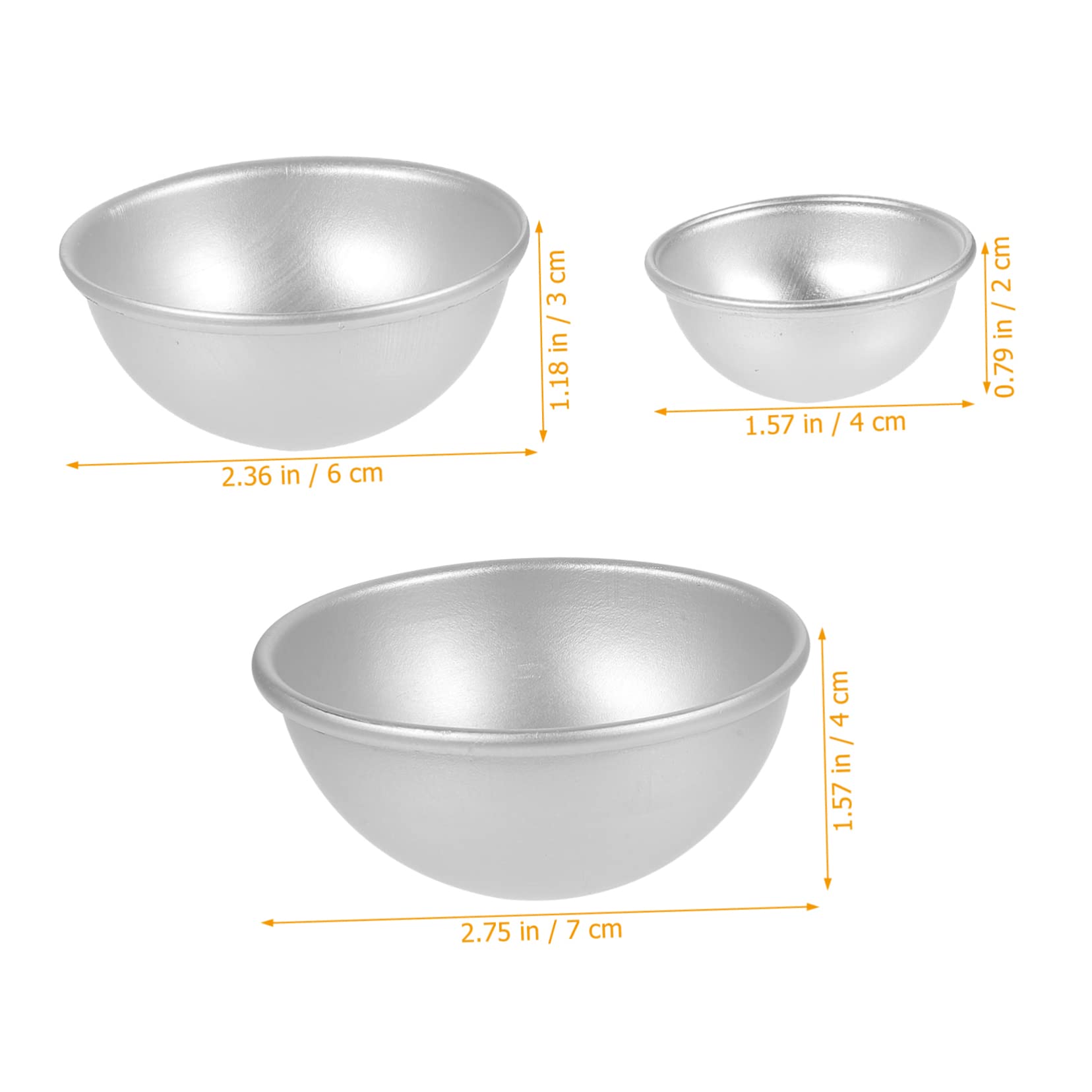 Moule Demi-boule en Alliage D’aluminium, 12 Pièces