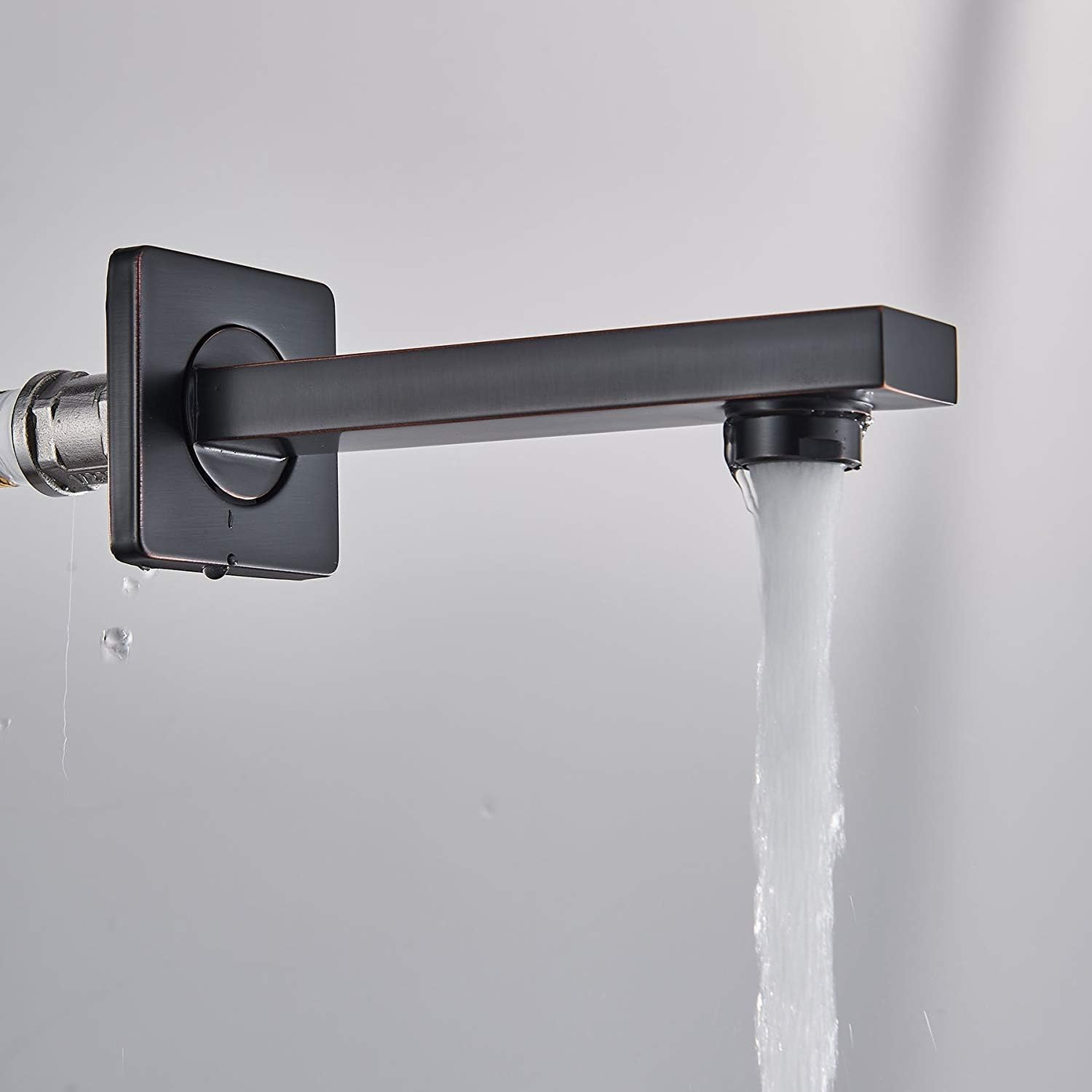 Best Cyber Deals 🔥 Rozin LED Light 8-inch Rain Showerhead with Tub Spout Tap 2-way Control Mixer