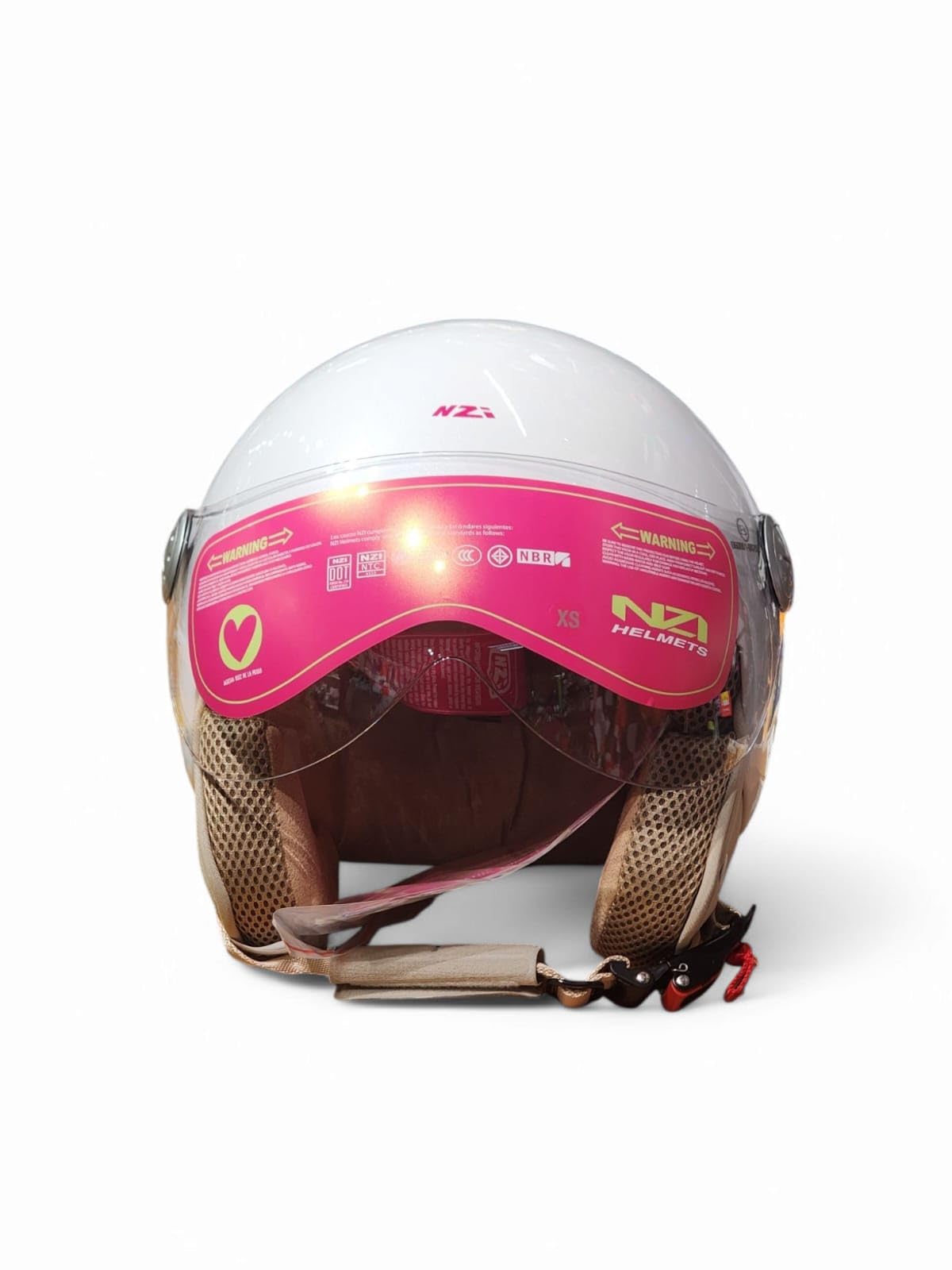 Casco Jet NZI Pasarela Constelación Amarilla - Ágatha Ruiz de La Prada Talla XS