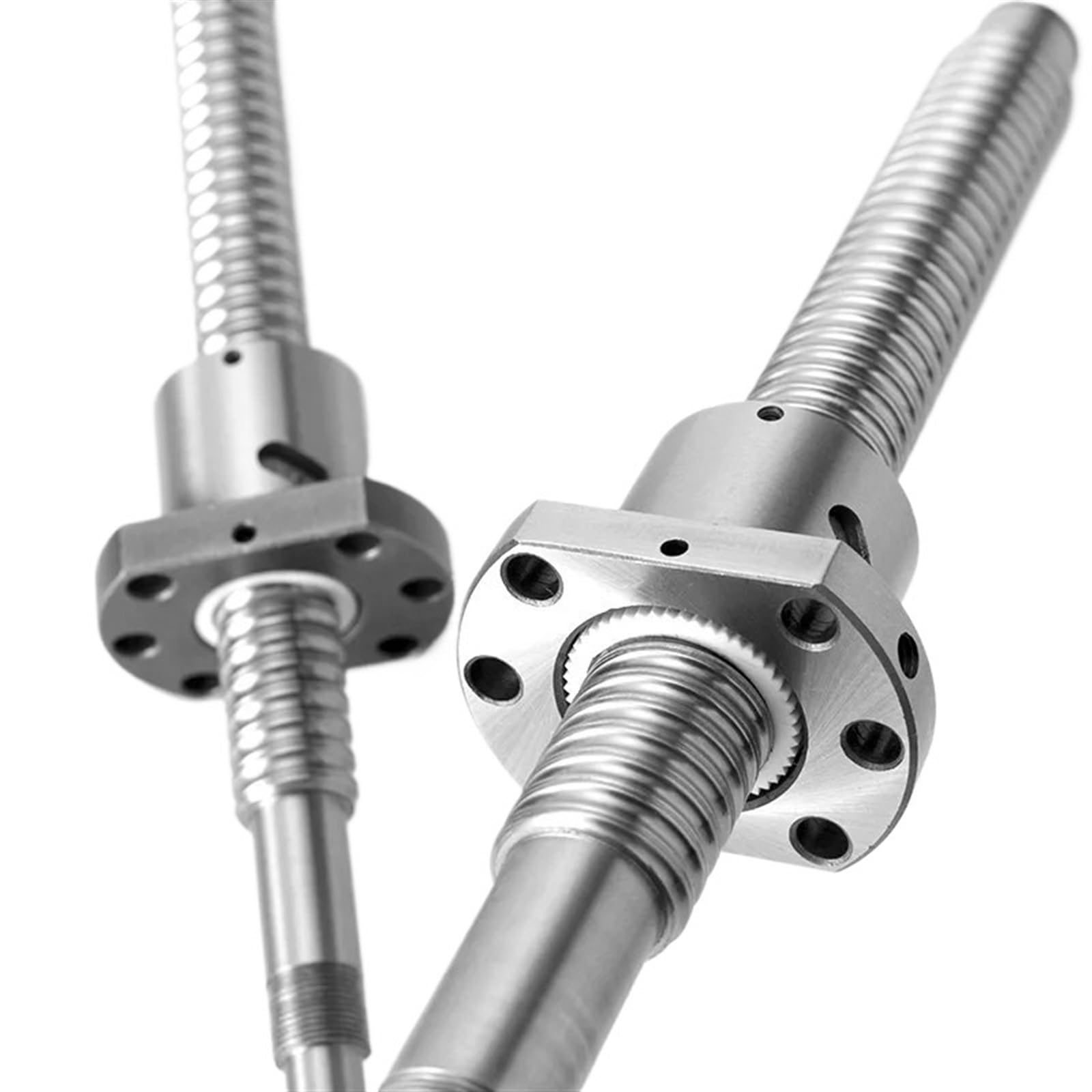 Metal Ball Screw nut Ball Screw SFU1605 End Machining CNC Machine Parts Ball Nut Housing BK BF Mode for 3D Printer Ball Screw(300mm)