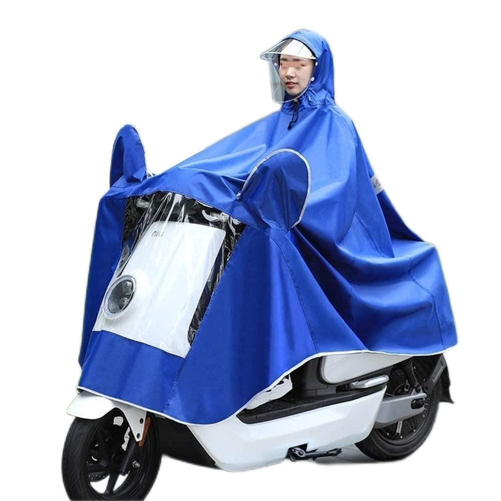 Impermeabile Impermeabile, Poncho Impermeabile, Mantelline Antipioggia per Bicicletta Impermeabile da Ciclismo Mantella Antipioggia Poncho con Cappuccio Antivento Copertura per Scooter per