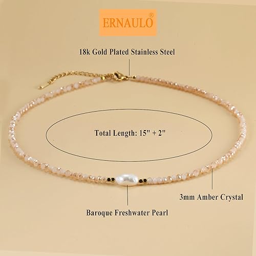 Miniatura 4 de Collares de cuentas de colores para mujer, collar de cuentas de cristal, collares de playa, collares bohemios para mujer, gargantilla de cuentas de