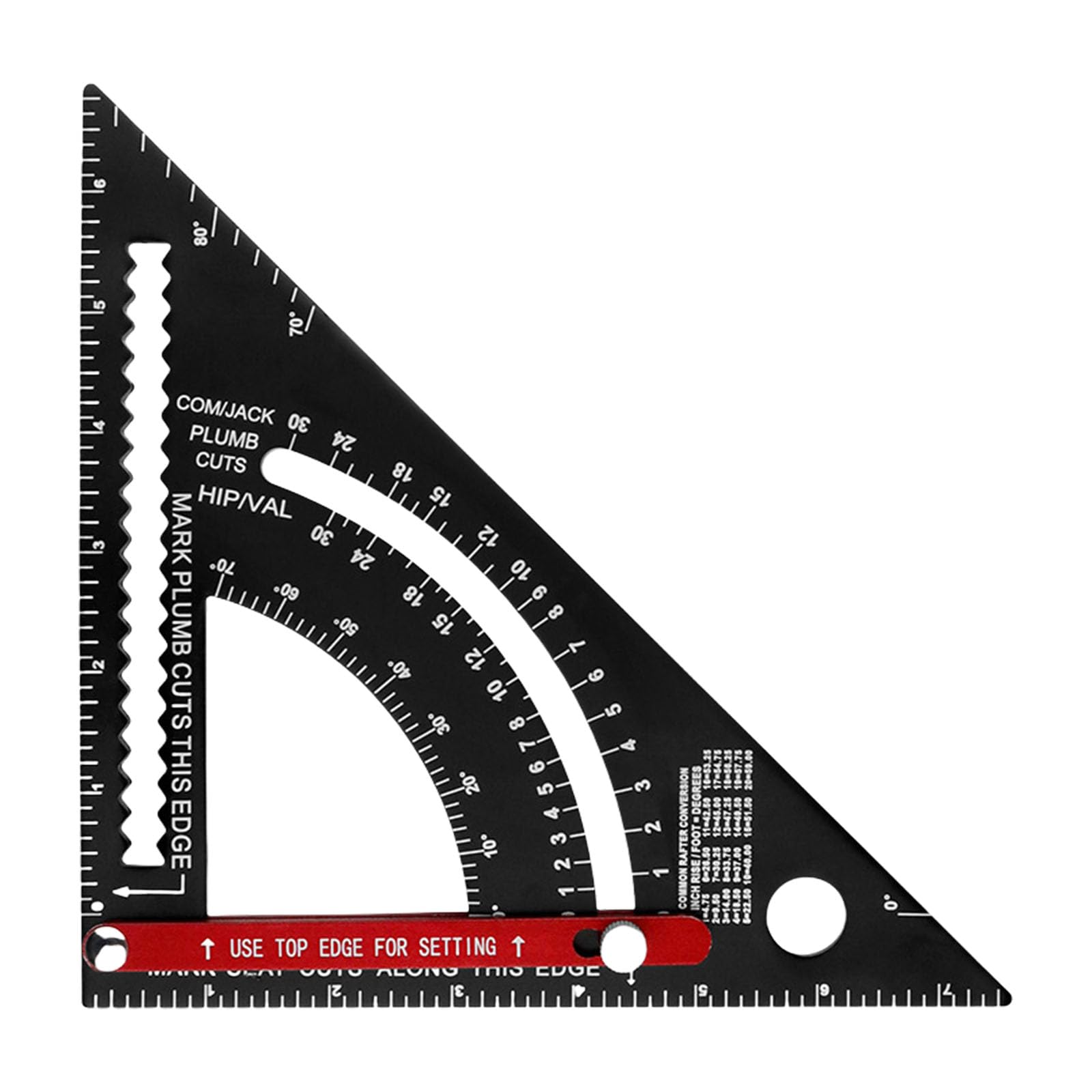 Combination Square Carpenter Square Rafter Framing Woodworking Measurement Tool 7.5inch Layout Tool Aluminum Protractor