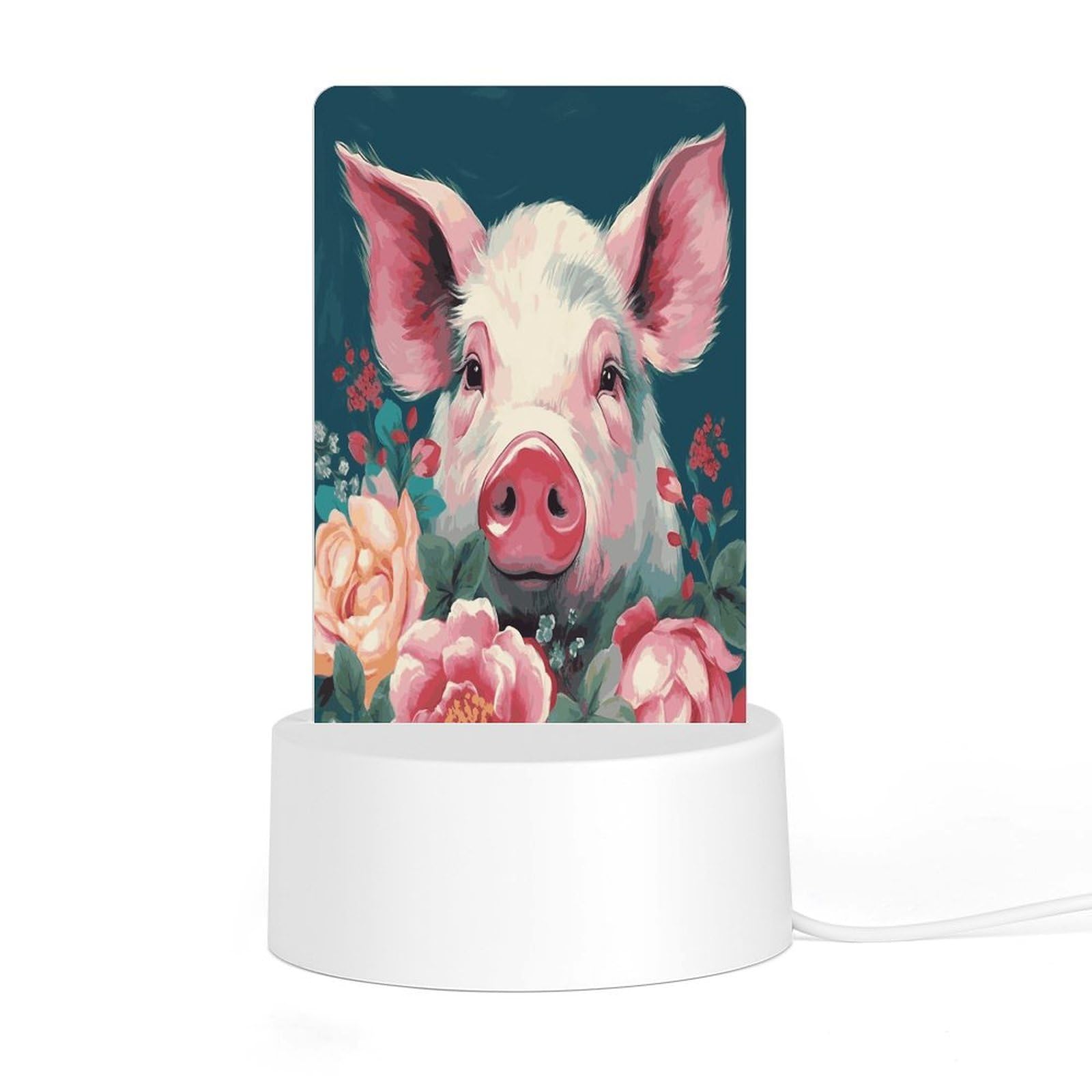 Adfgyerh Style Smiling (11) Night Light Acrylic Material Easy Installation, Home Decor Usb Interface Power Supply, Lamp For Restaurant Bar Cafe Room Decor