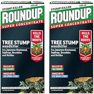 2 X Roundup Tree Stump and Root Killer 250 ml Liquid Concentrate Weedkiller