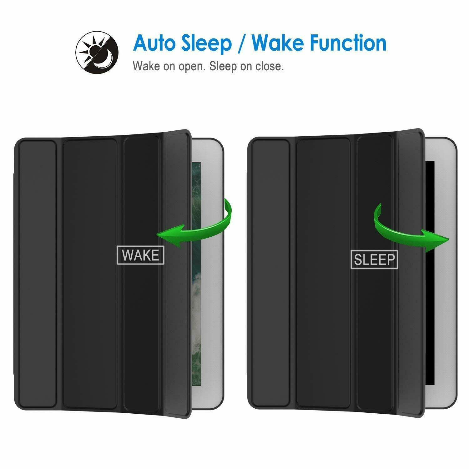 Uliking Custodia per iPad 2 3 4 (vecchio modello), con supporto multi-angelo con funzione di accensione e spegnimento automatico, per Apple iPad 2a/3a/4a generazione (pittura bambino