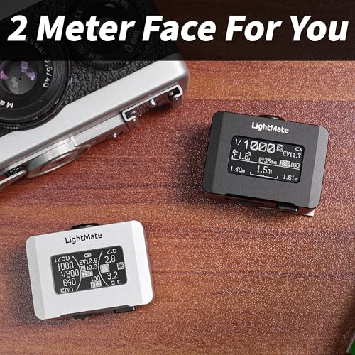 LightMate Area 2S Light Meter Photography & OV-X1 17° Retro Viewfinder, 0.96