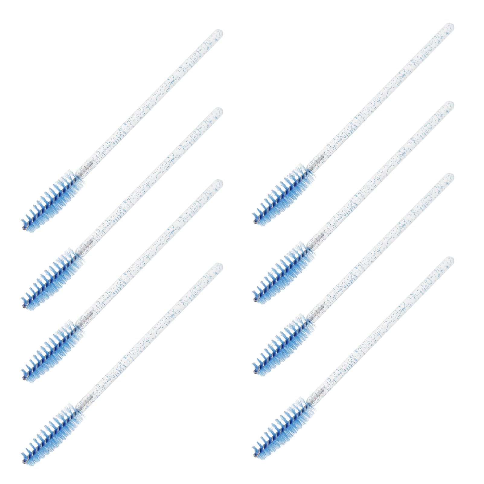 FOMIYES Luxury Eyelash Brush Set 100pcs Lash Wand Eyebrow Mascara Wand Easy Application