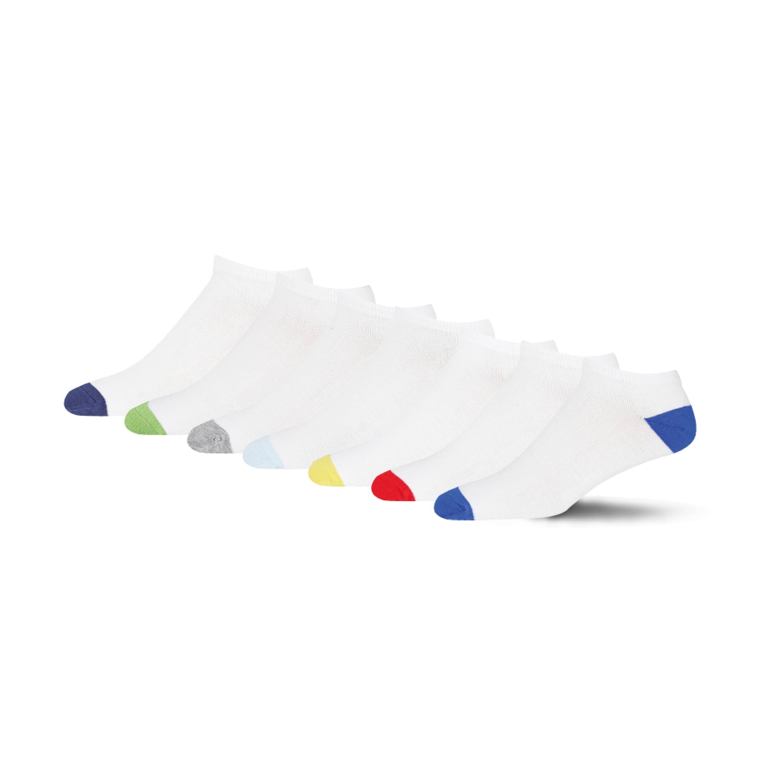 Bargain Bundle Men's Colour 2 Bamboo Trainer Socks - 7 Pairs (Colour 2)