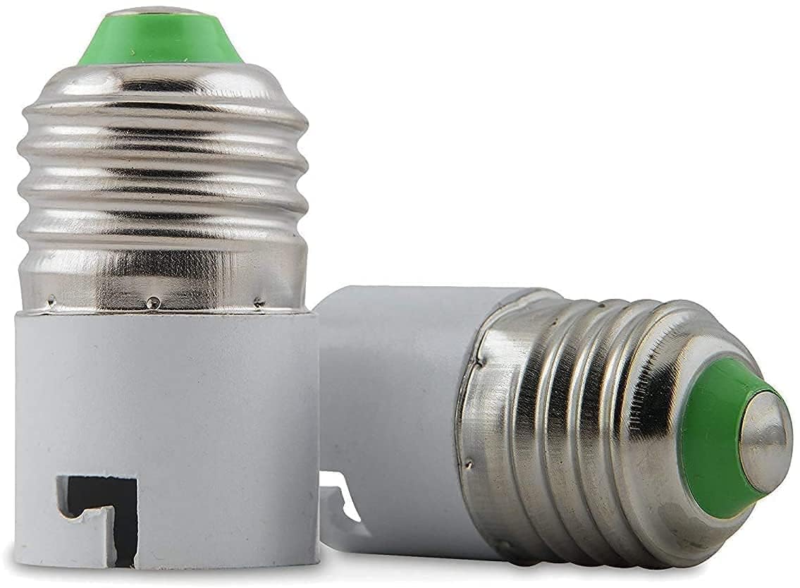 SAWSHIELD E27 to B22 Bulb Adapter | White Screw Base to Bayonet Socket Converter | Lamp Holder for LED/CFL Bulbs | Easy Installation | (Pack of 1)-image-9