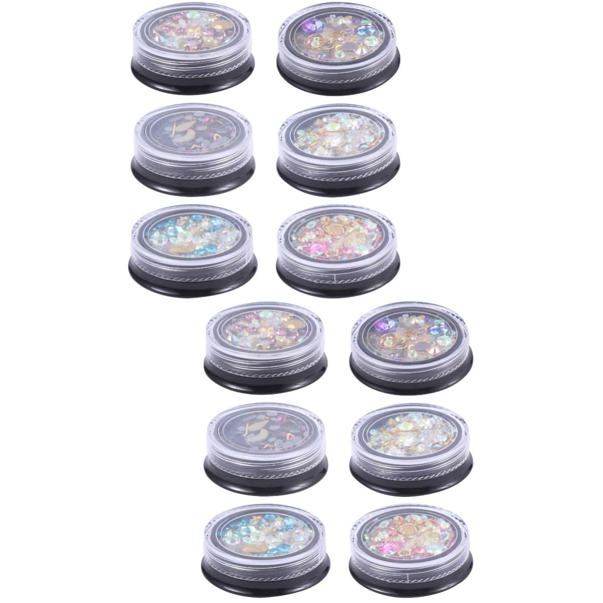 FRCOLOR Decorazioni Per Unghie Nail Art Con e Rhinestones Per Unghie e Artificiali e