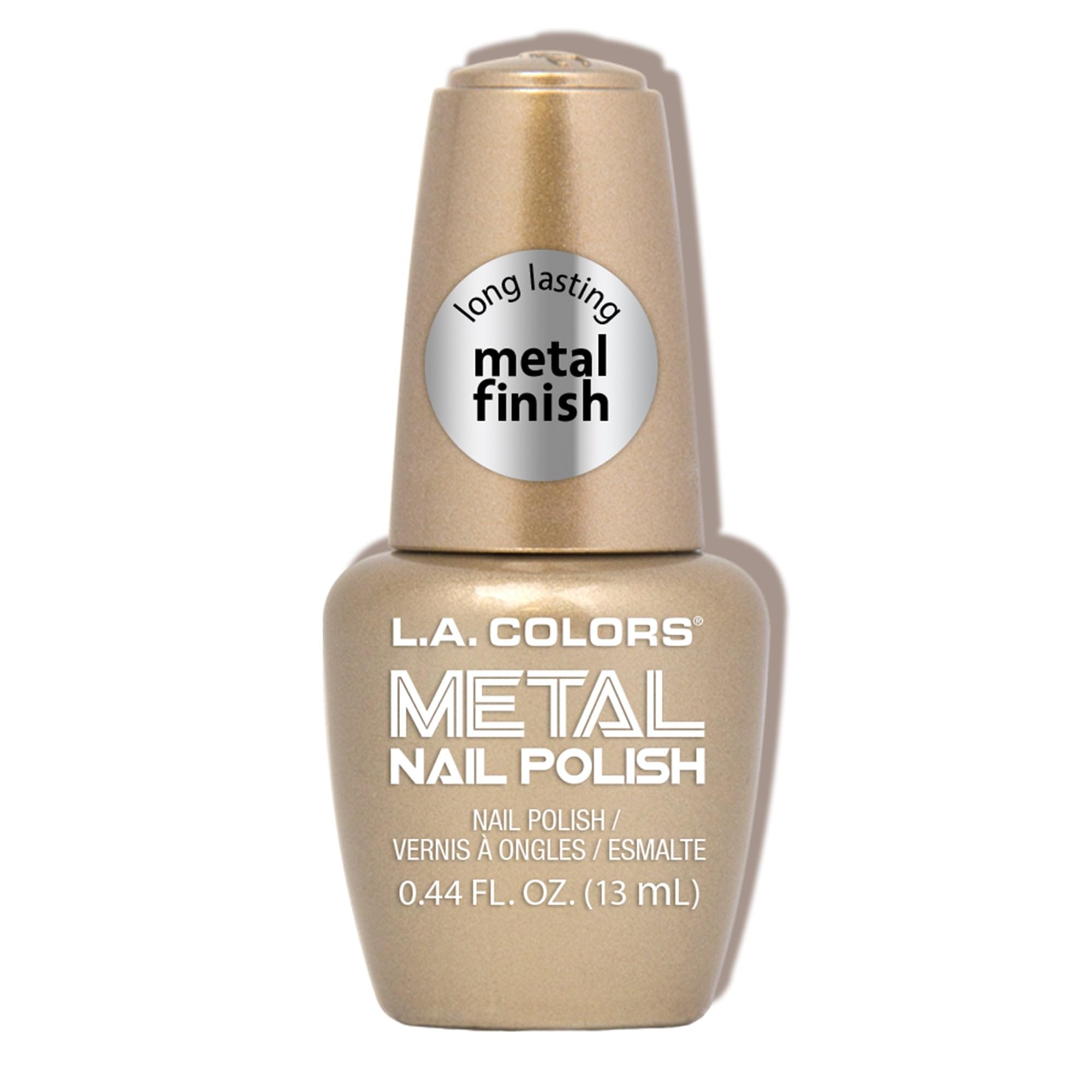 Amazon.com : L.A. COLORS Metal Nail Polish, Bubbly CNL62 : Beauty