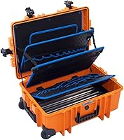 Vista 1 de B&W International Jumbo 6700 Outdoor Tool Case with Pocket Tool Boards, Orange