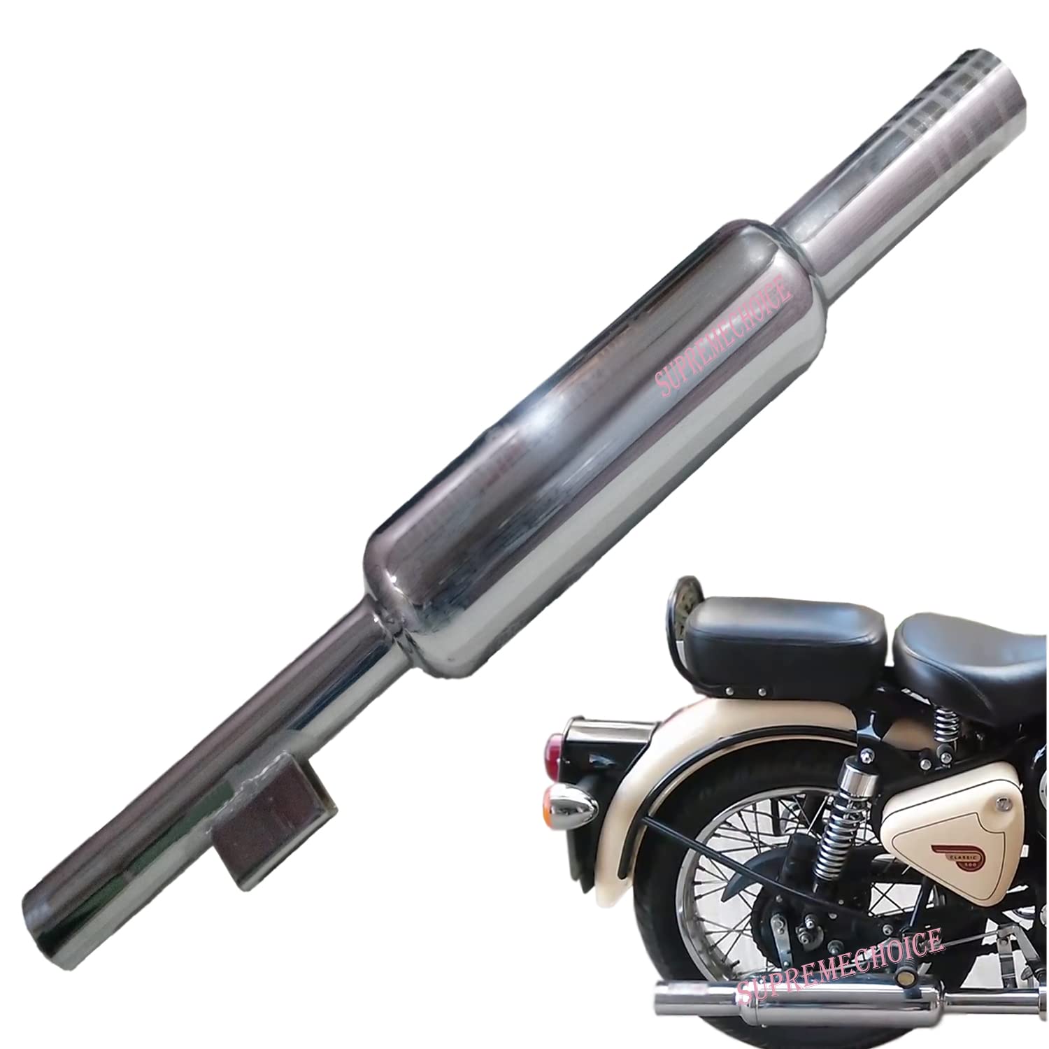 Supremechoice Bike Bullet SLM10 Silencer Bullet Exhaust Customized