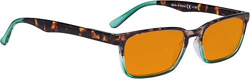 Miniatura 3 de Eyekepper Paquete de 6 lentes de lectura con bloqueo de luz azul teñido naranja +0.5