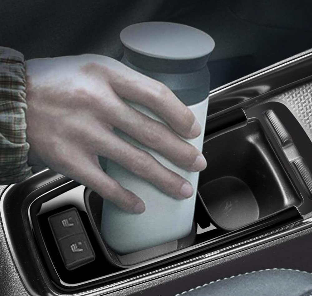 Специальная передняя панель подстаканника MEKOMEKO Toyota New Aqua, Крышка панели подстаканника, Внутренняя панель, Внутренняя деталь, Аксессуар, защищенный от царапин, Изготовлен из АБС-пластика, 1 шт., Новый Aqua (~июль 2021 г.), [Piano Black, фото 4