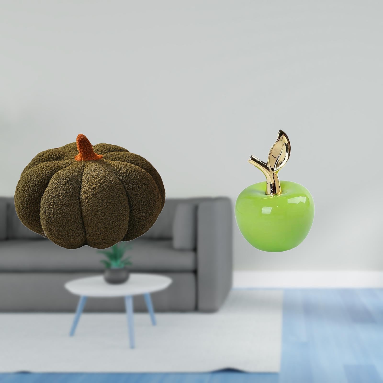 ARTISOUL® Halloween Pumpkin Plush Cushion and Ceramic Sculpture Decorative Sofa Pillow Ornament for Bedroom Cafe Study Room Holiday Decor | Home & Garden | Home D?©cor | Pillows-image-42