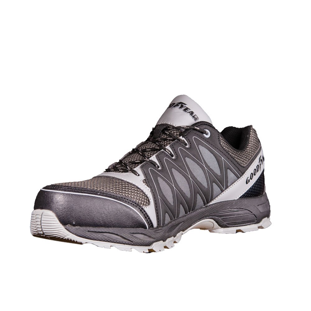 Goodyear Mężczyźni Metallfreie Arbeitssicherheit Trainer mit Non Metallic Stoffkappe S1p / / HroGYSHU1503_GRN/BLK