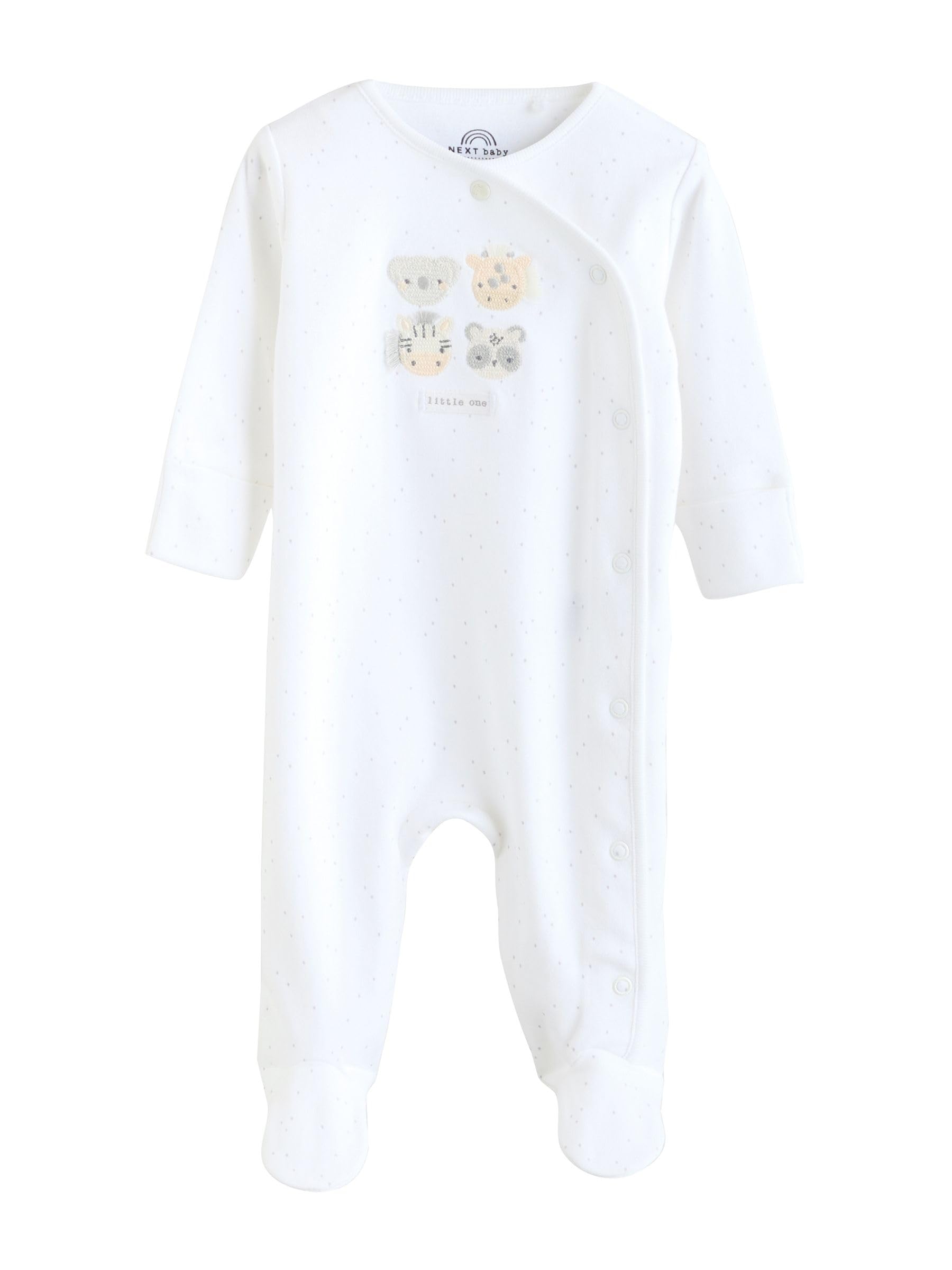 NEXT Baby Gerippte Babyschlafanzüge, 3er-Pack