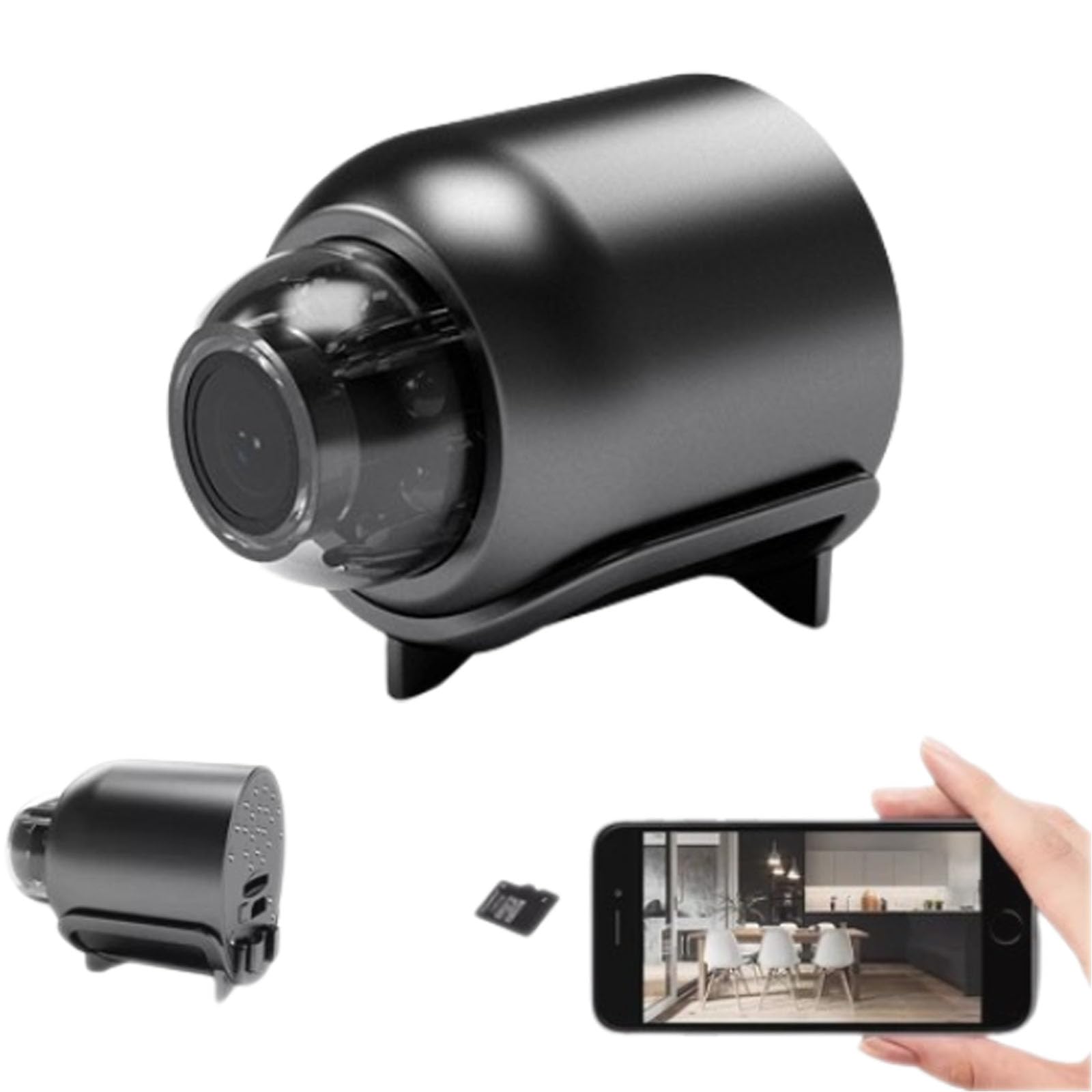 Texwix Flexcamo Mini WiFi Camera Wireless,Mini Wireless Camera,Mini Wireless WiFi Camera 1080p Hd,Mini Camera,Mini Camera WiFi Hd 1080p,Small Camera,Micro Camera,Mini Cam,Mini WiFi Camera (1pcs)