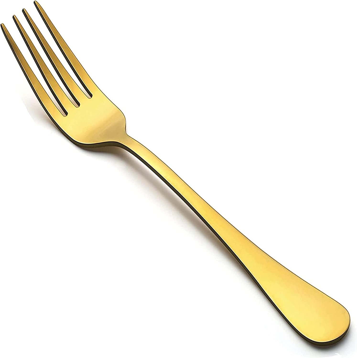 LIANYU Gold Salad Forks Set of 12, Stainless Steel