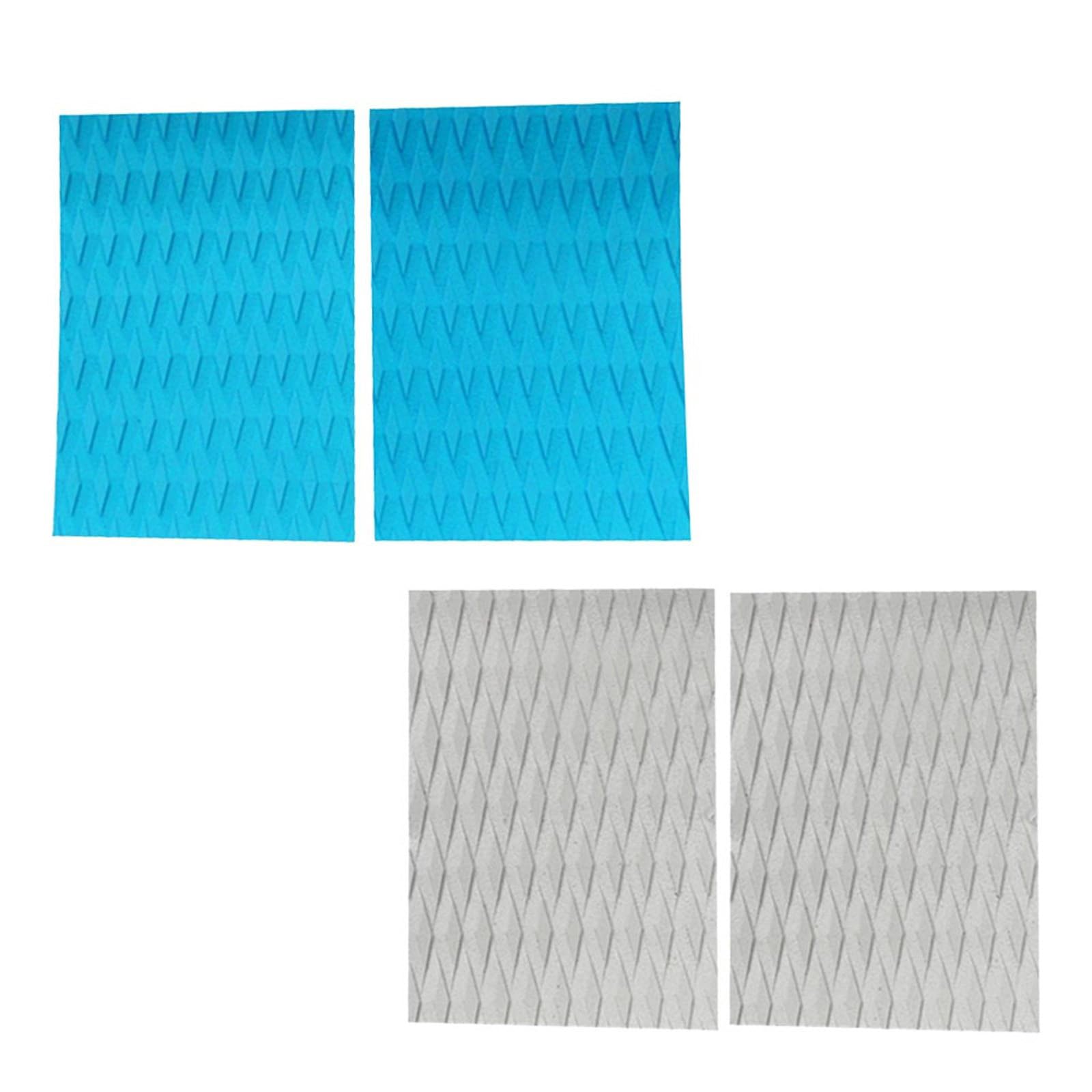 2 pezzi antiscivolo tavola da surf Skimboard trazione Pad schiuma Trimmable Deck Sheet Deck Grip Coda di coda di facile utilizzo antiscivolo Skimboard trazione Pad