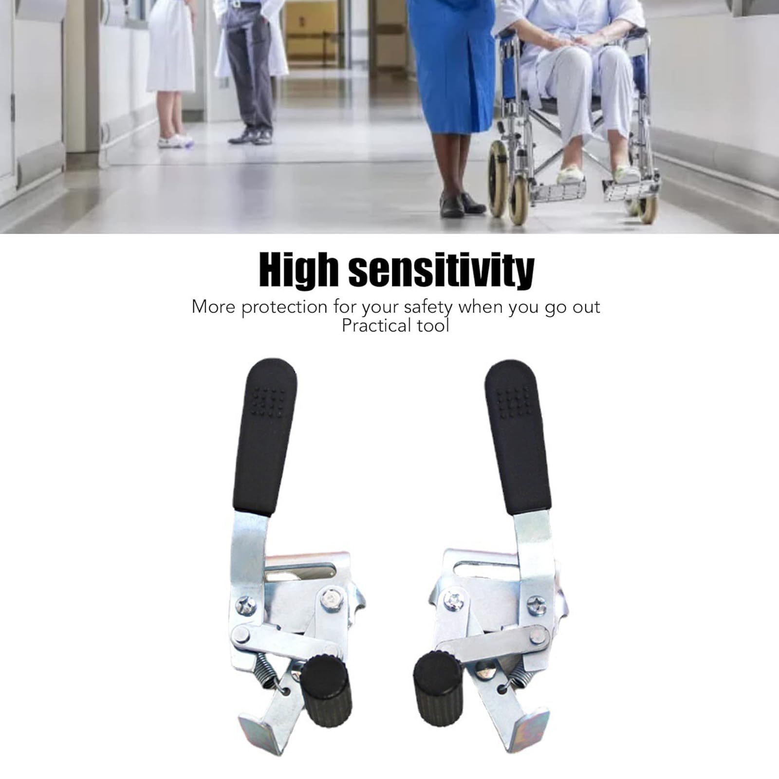 Freno para silla de ruedas,accesorios para silla de ruedas,accesorios para silla de ruedas con tornillo lateral para uso doméstico y venta de sillas de ruedas,Freno manual para silla de ruedas