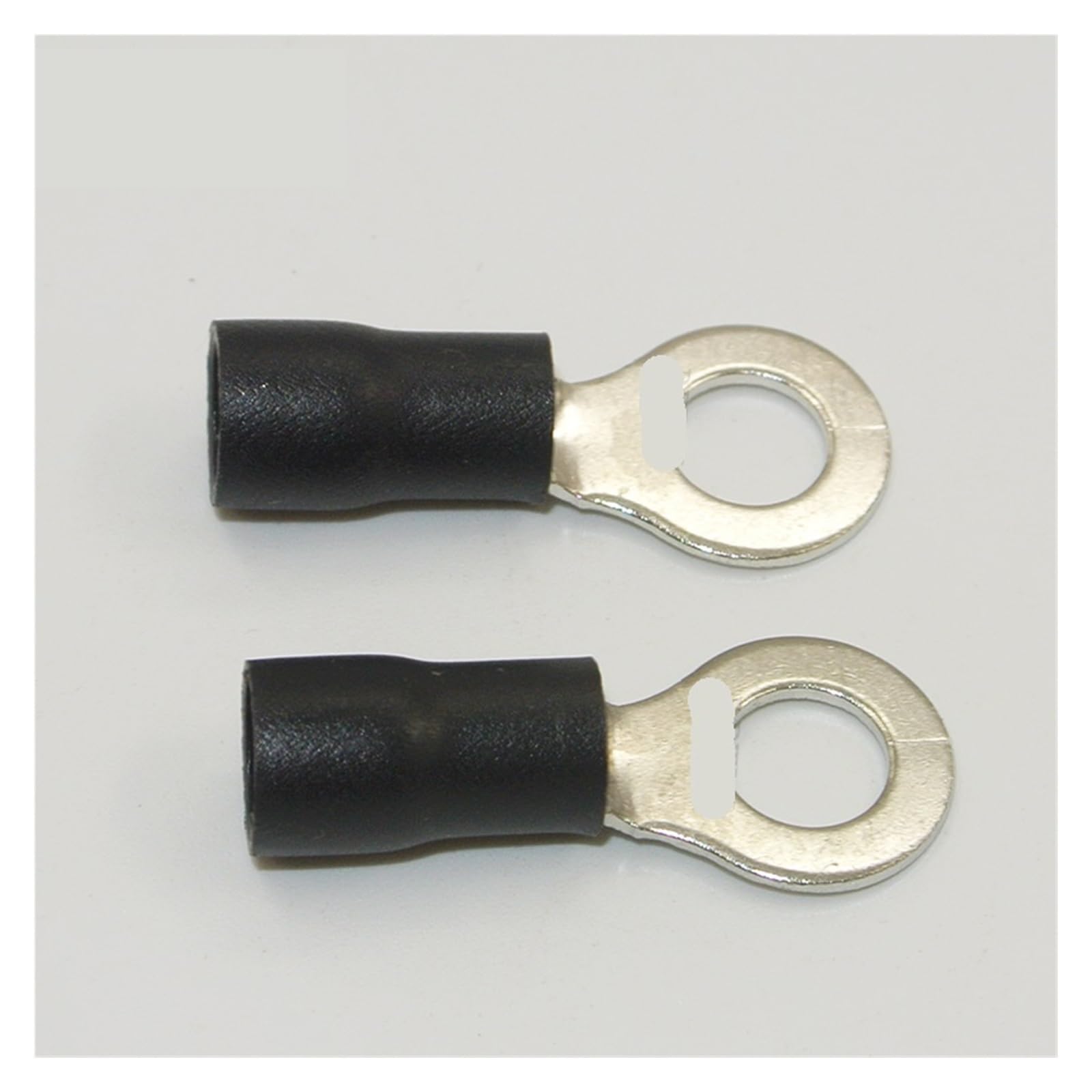 500 terminales de anillo aislados RV3.5-8 14-12AWG 2.5-4 mm² 5/16" negros, conectores de crimpado eléctrico
