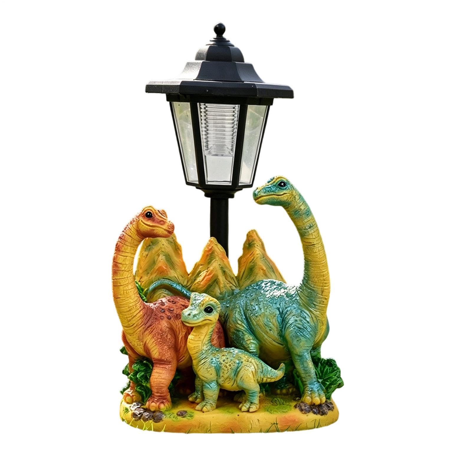 Statue Da Giardino Dinosauro Cartello Decorativo Dinosauro Solare