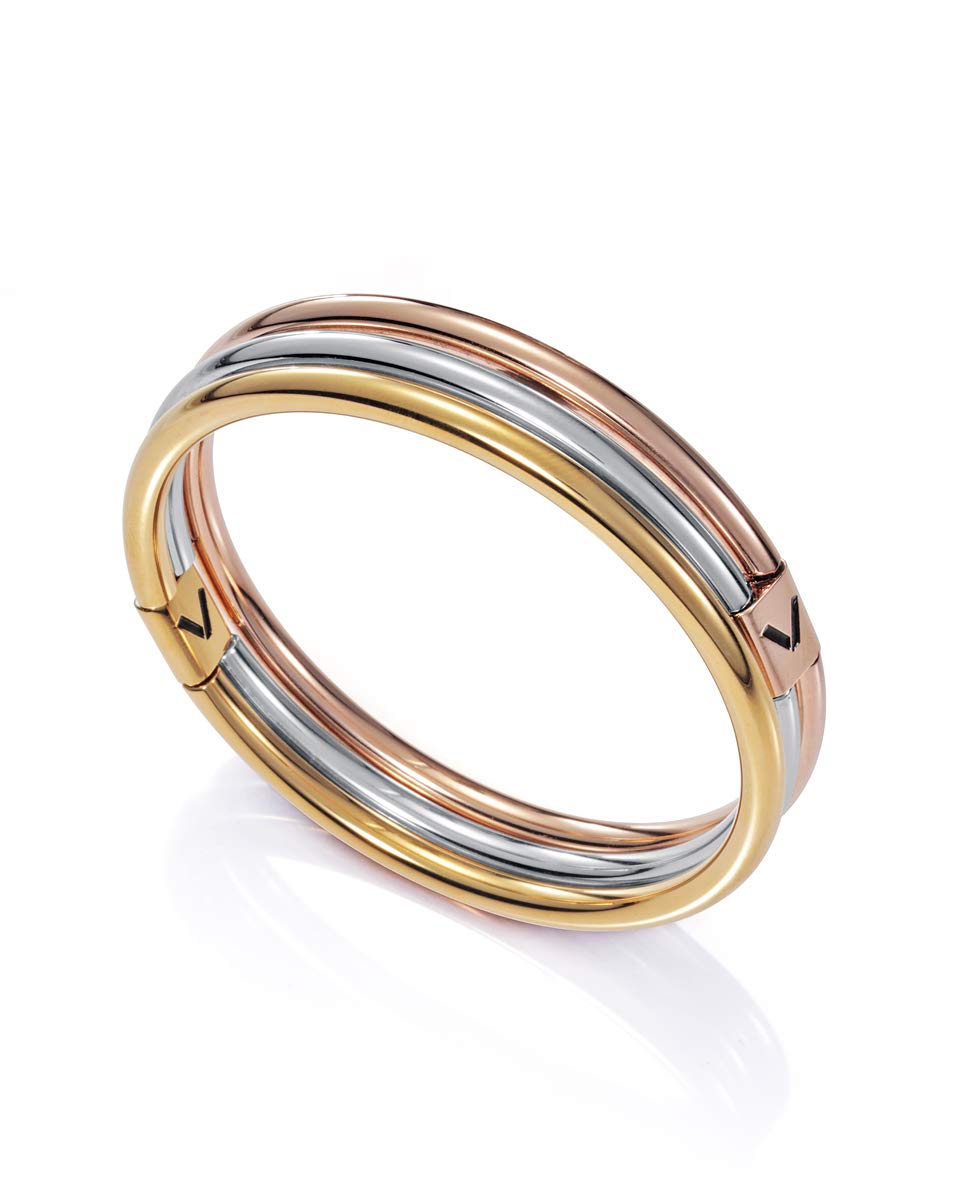 VICEROY FASHION - Brazalete Triple De Acero En Tritono Sra Fshn - 75034P01019