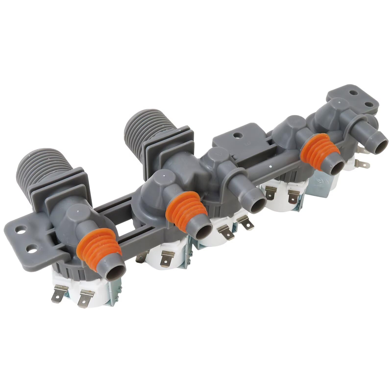 AJU73213301 - Válvula de entrada de agua de repuesto para lavadora LG WT5101HW/00 WT5170HV WT5170HW WT5270CW WT5480CW WT5480CW/00, sustituye a 5221EA1008F, AJU75152601, 330900 048 T