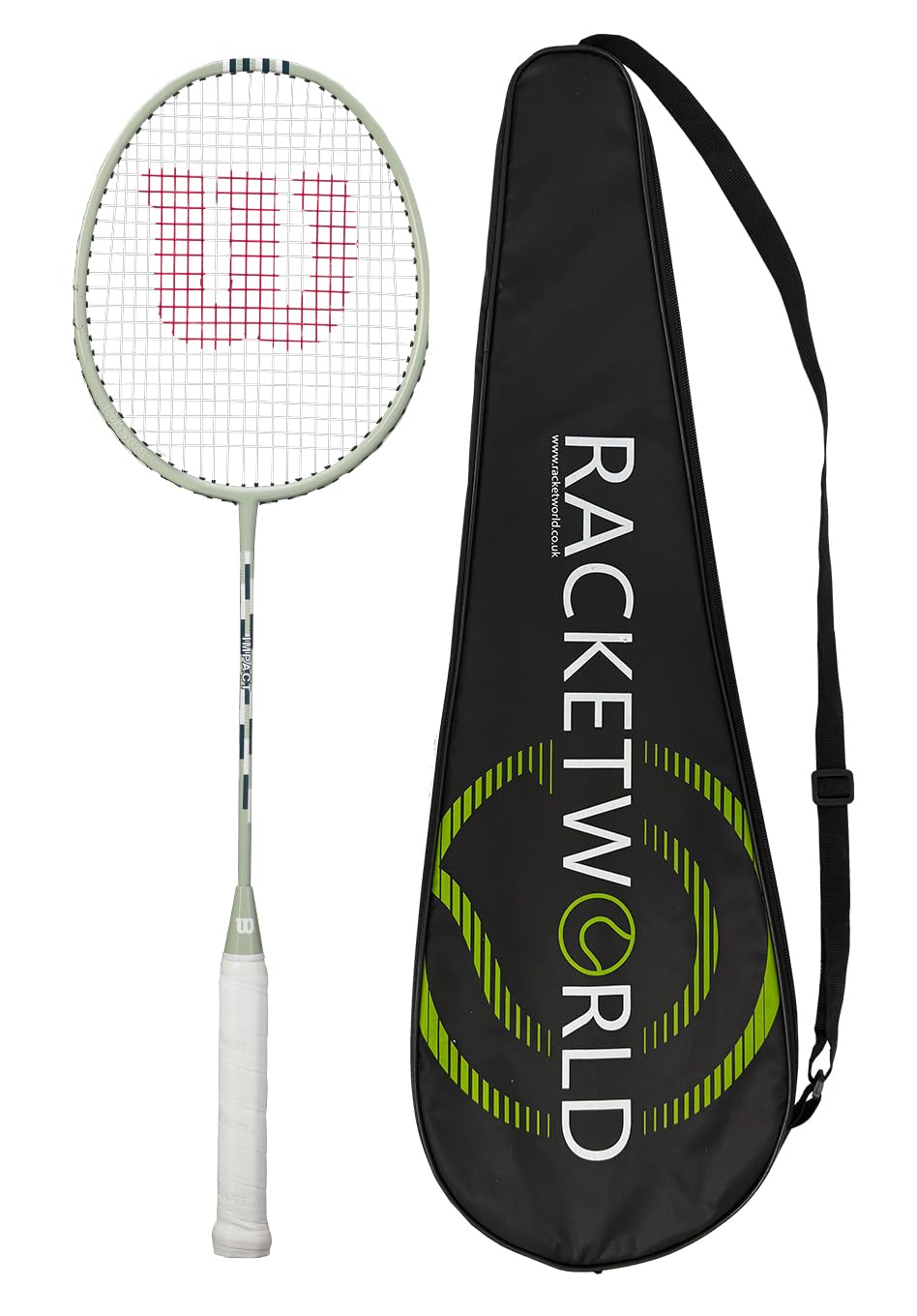 Wilson Impact Graphite Composite Badminton Racket with Carry Case