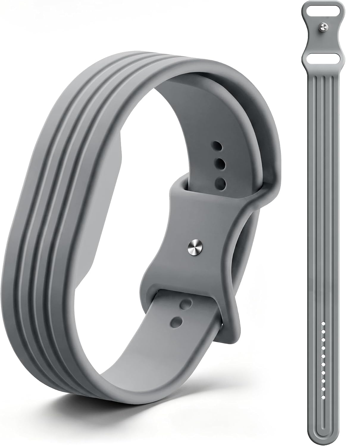 techmount new launch super soft silicone band strap compatible with google fitbit air band sweatproof water resistant comfortable & breathable sport strap for fit bit air women men (watch not included)