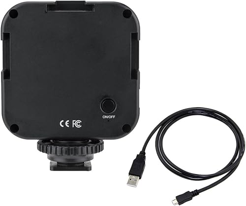 Miniatura 2 de Mini luz LED USB recargable universal para cámaras DSLR con cable micro USB para cámaras Nikon, Canon, Panasonic, Sony, Olympus, Fujifilm, Pentax y