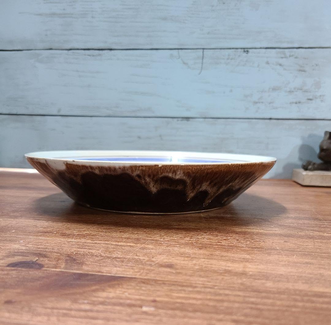 キュノワール cul noir とても珍しい藤色のスープボウル フランスアンティーク キュノワール スーププレート 深皿 ボウル