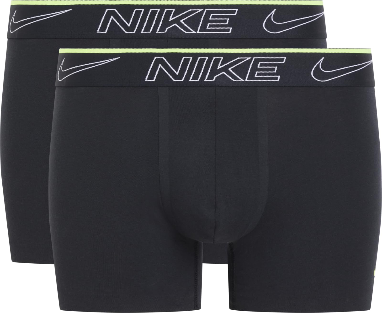 Nike Trunk 2PK Underwear, Black/Black, S Men's