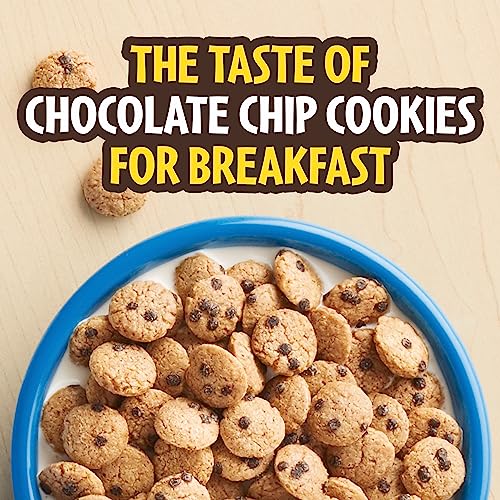 Image of Cookie Crisp Breakfast Cereal, Chocolate Chip Cookie Taste, Made With Whole Grain, Giant Size, 26.3 oz (Pack of 2)