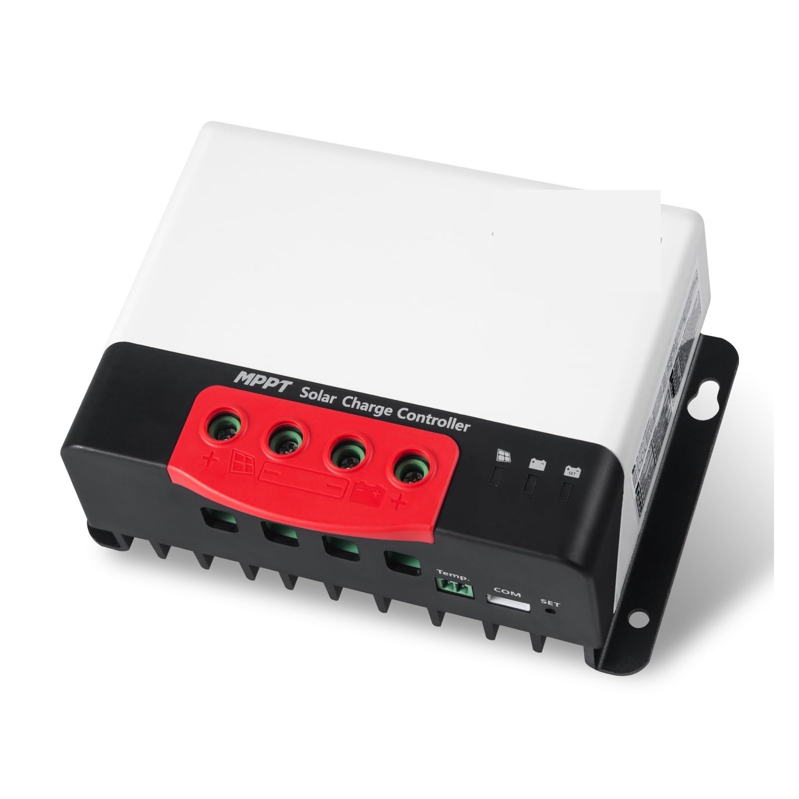 Regolatore di Carica Pannello Solare, Regolatore di Carica Solare MPPT 40A 12V 24V Regolatore di energia Solare con LCD BT-2 RM-6(with BT-2)