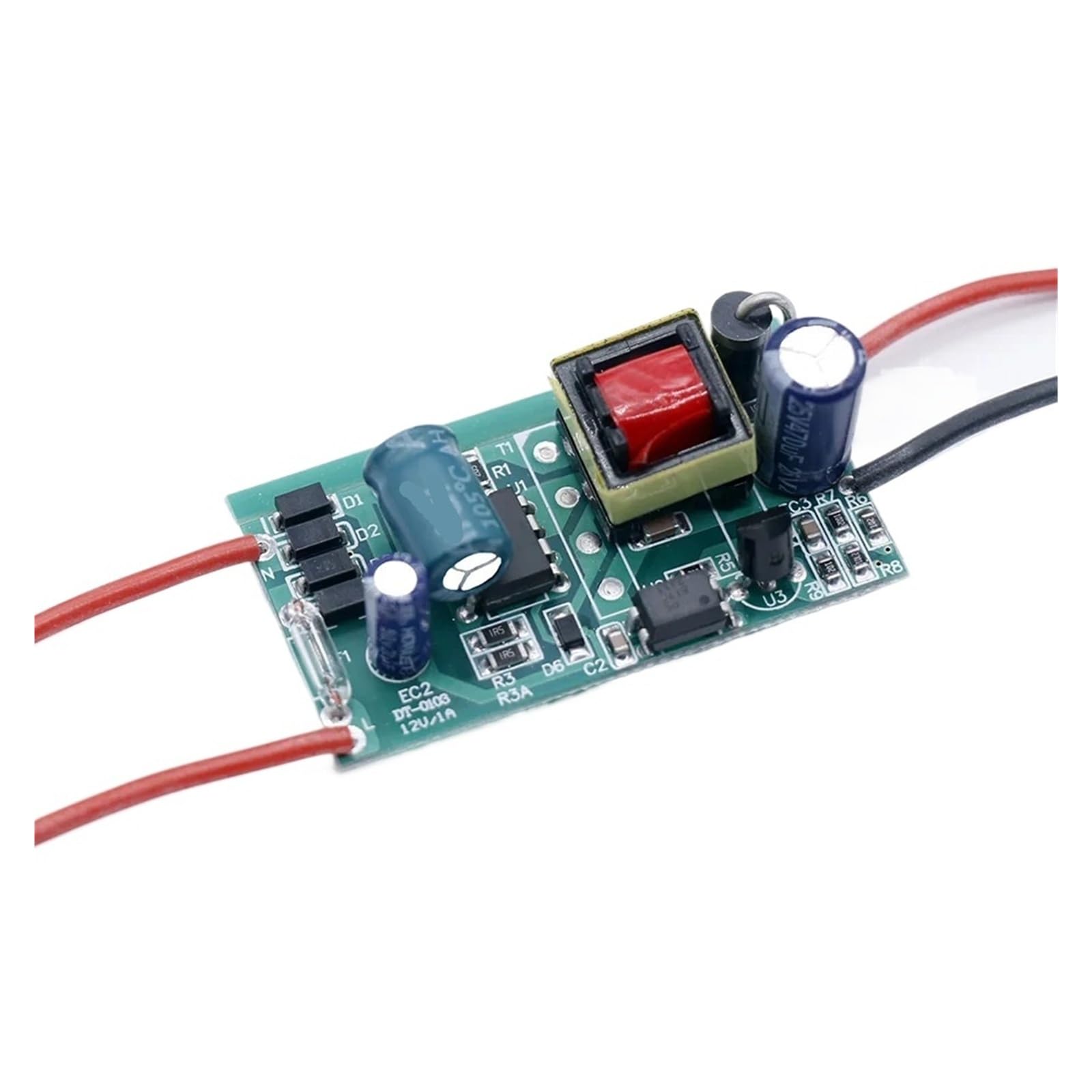 PWANUIGTE LED Driver 220V to 12V 24V Light 6W 12W 24W 36W 60W 84W 100W 120W Power Supply Transformer(12V 0.5A 6W)